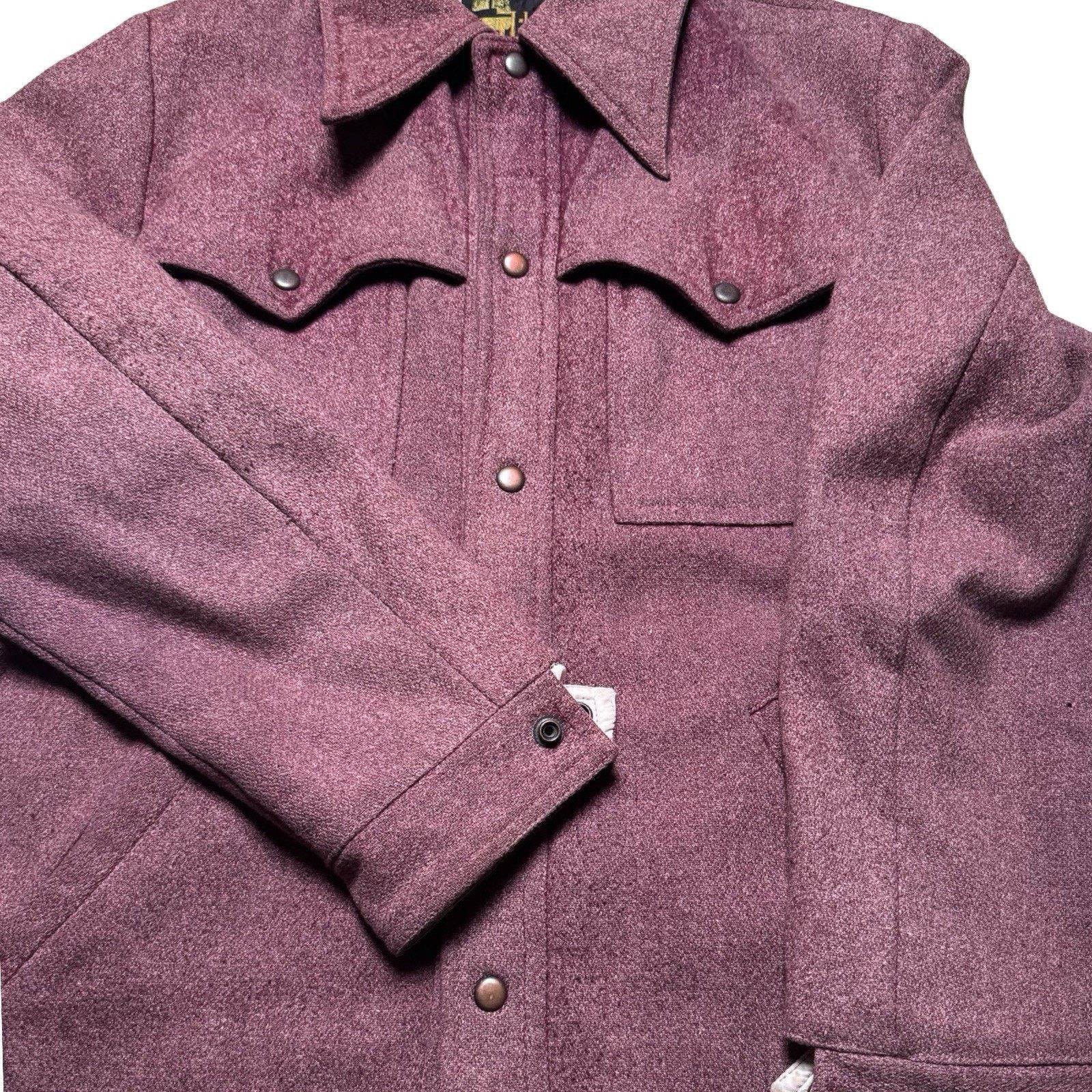 Other Vintage 60s 70s Silton Button Coat Size L Maroon Red Faded Size US L / EU 52-54 / 3 - 3 Thumbnail
