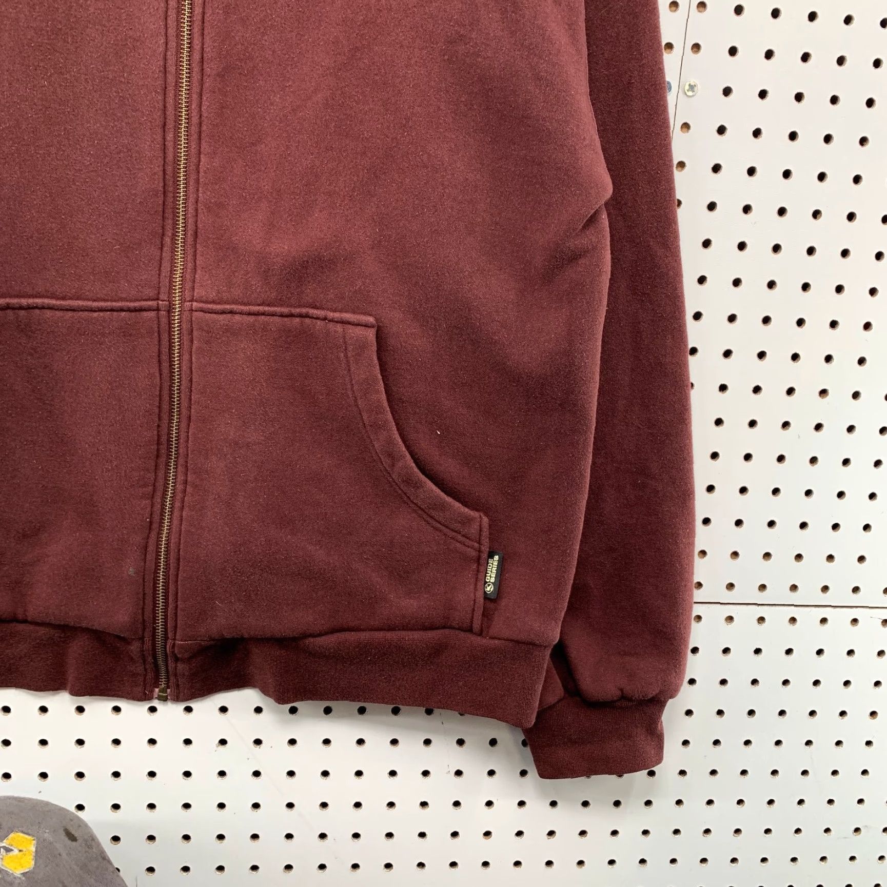 Vintage VINTAGE Gander Mountain Hoodie Mens Large Gray Maroon Thermal Lined Hooded Size US L / EU 52-54 / 3 - 6 Thumbnail