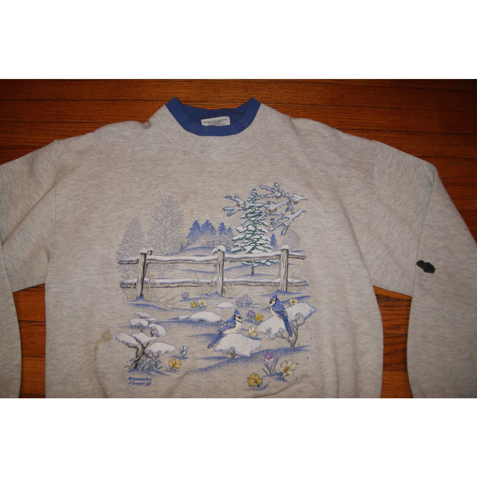 Other VTG Blue Jay Country Women M Sweatshirt Morning Sun USA Size M / US 6-8 / IT 42-44 - 1 Thumbnail