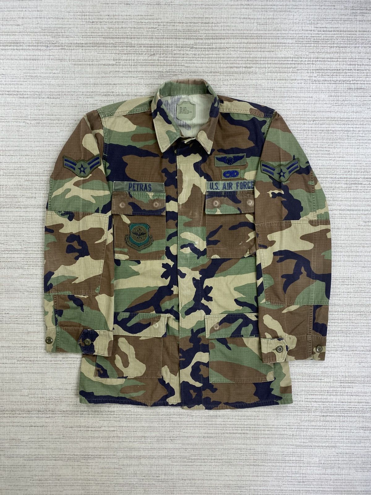 Vintage Vintage U.S Air Force Woodland Camouflage M65 Field Jacket Size US M / EU 48-50 / 2 - 6 Thumbnail