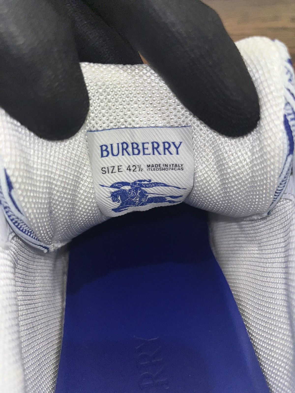 Burberry Burberry Check Knit Box Sneakers Size US 9.5 / EU 42-43 - 19 Thumbnail