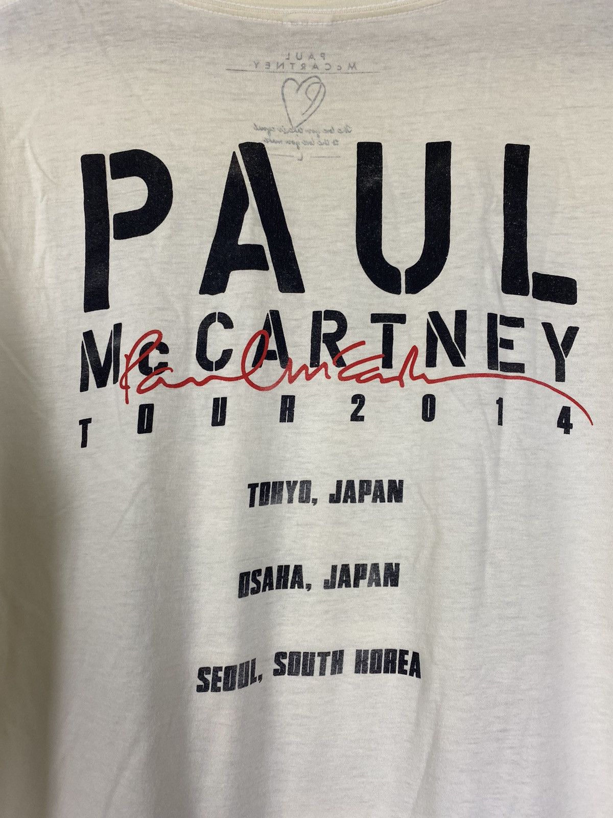 Band Tees × Vintage Vintage Paul Mccartney tee Size US L / EU 52-54 / 3 - 11 Thumbnail