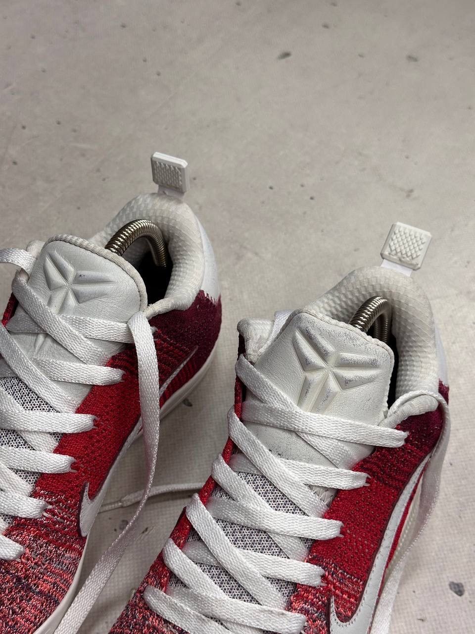 Nike Nike Kobe 11 Elite Low 4KB Red White Flyknit Sneakers US 9.5 Size US 9.5 / EU 42-43 - 4 Thumbnail