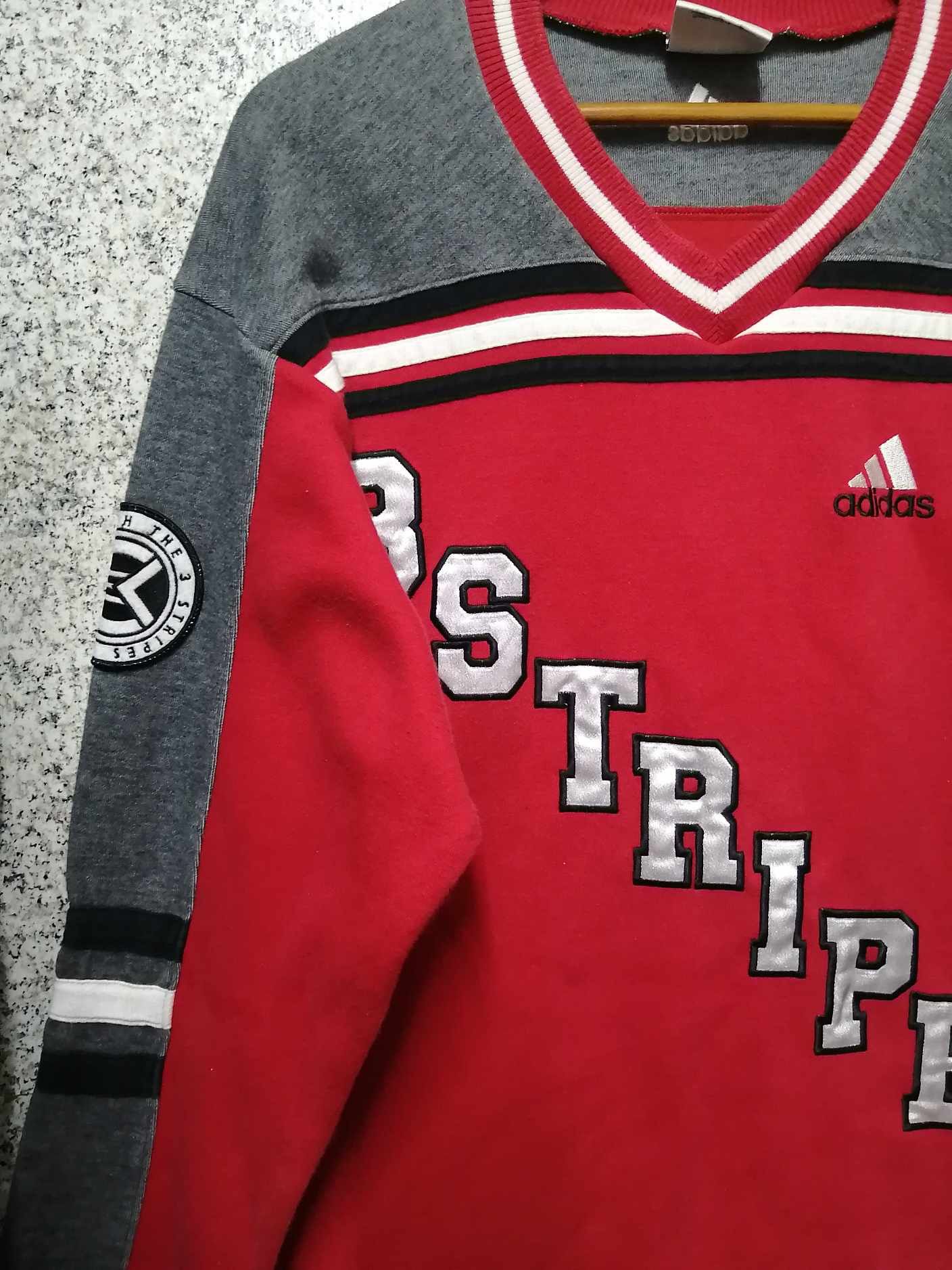 Adidas × Vintage VINTAGE ADIDAS STRIPES VERY RARE Size US L / EU 52-54 / 3 - 5 Thumbnail