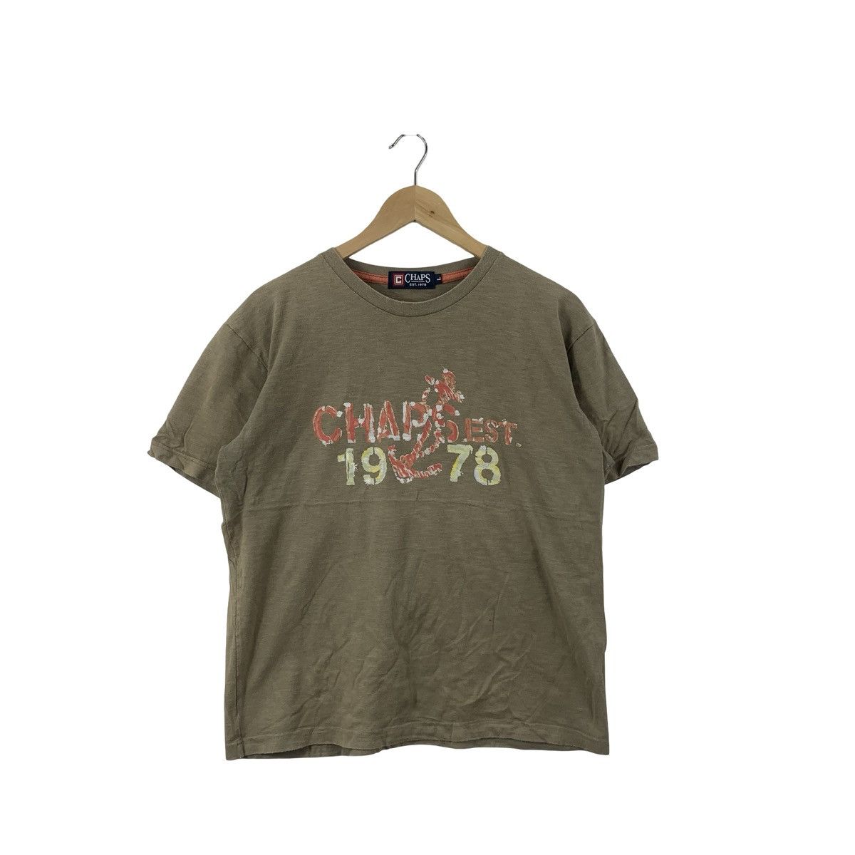 Chaps Vintage CHAPS EST 1978 Graphic Distressed Size US L / EU 52-54 / 3 - 1 Thumbnail