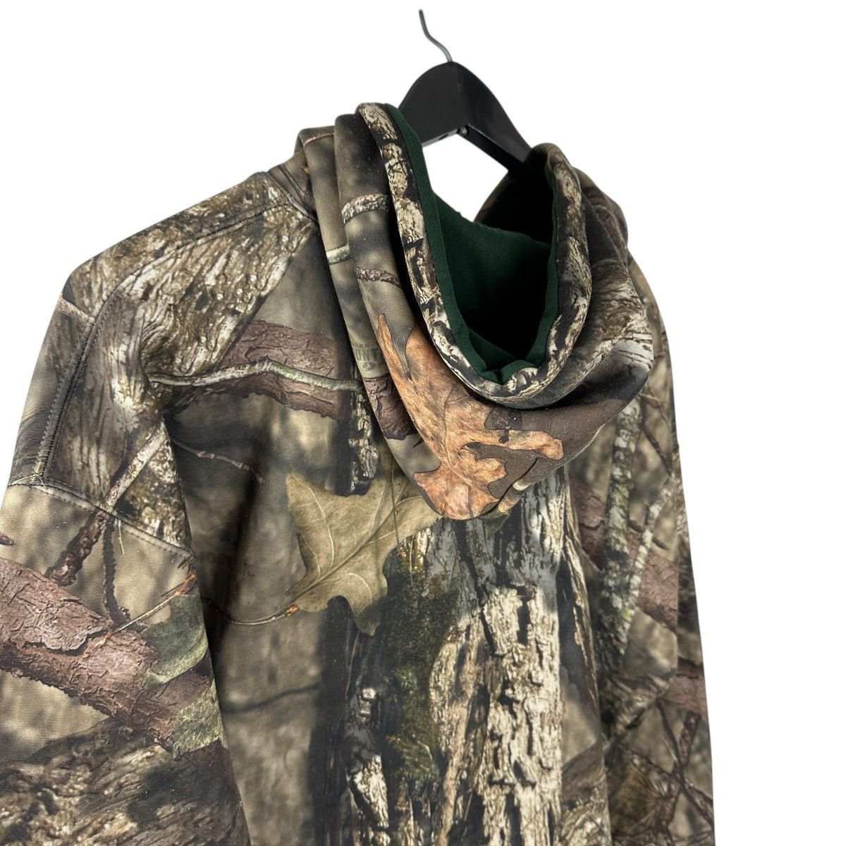 Mossy Oaks Mens Y2K Mossy Oak Green Camo Pullover Hoodie Size US L / EU 52-54 / 3 - 8 Thumbnail