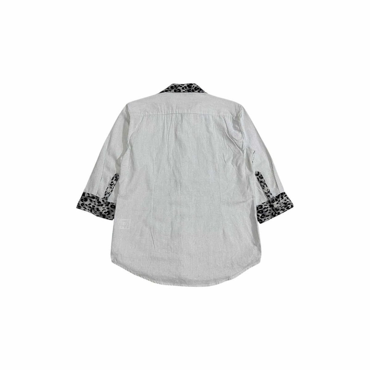 Japanese Brand 🔥Sick Y2K Semantic Design Shirt Leopard Goth Punk Size US L / EU 52-54 / 3 - 5 Thumbnail