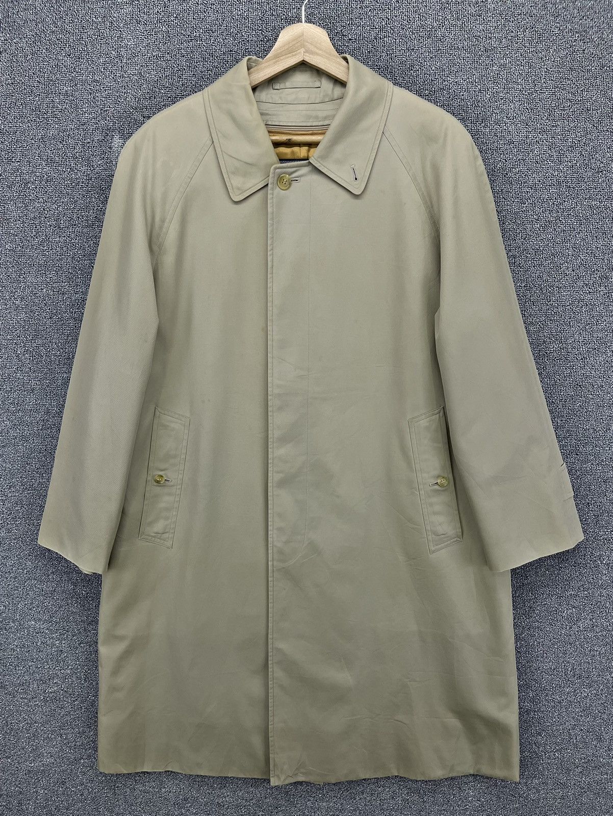 Burberry Vintage Burberry Nova Check Trench Coat Long Jacket Size US M / EU 48-50 / 2 - 1 Thumbnail