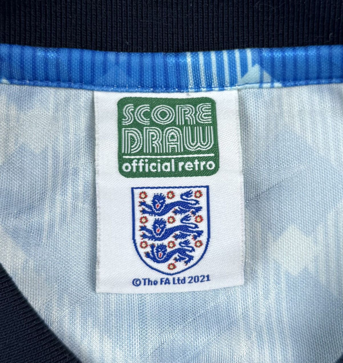 Vintage England 1990 Third Football Shirt Soccer Jersey Size US M / EU 48-50 / 2 - 8 Thumbnail