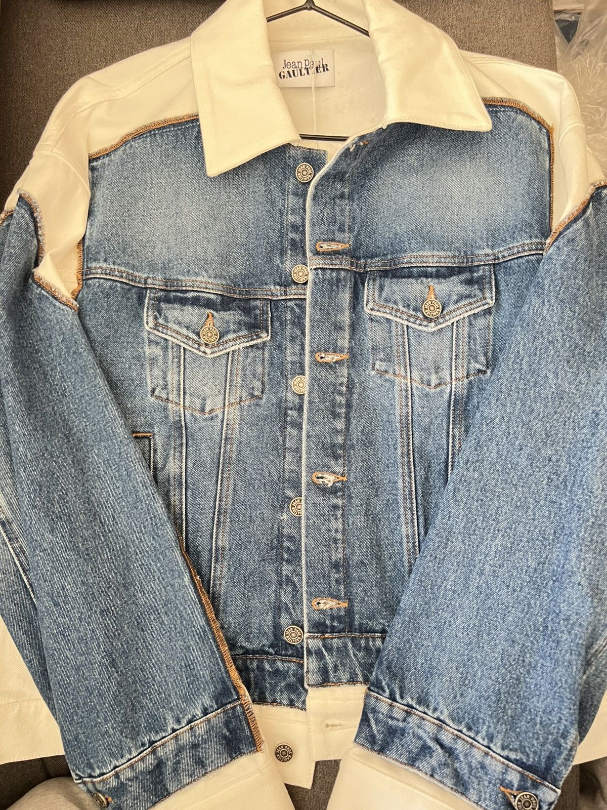 Jean Paul Gaultier The Trompe-l'œil Denim Jacket Size US S / EU 44-46 / 1 - 7 Thumbnail