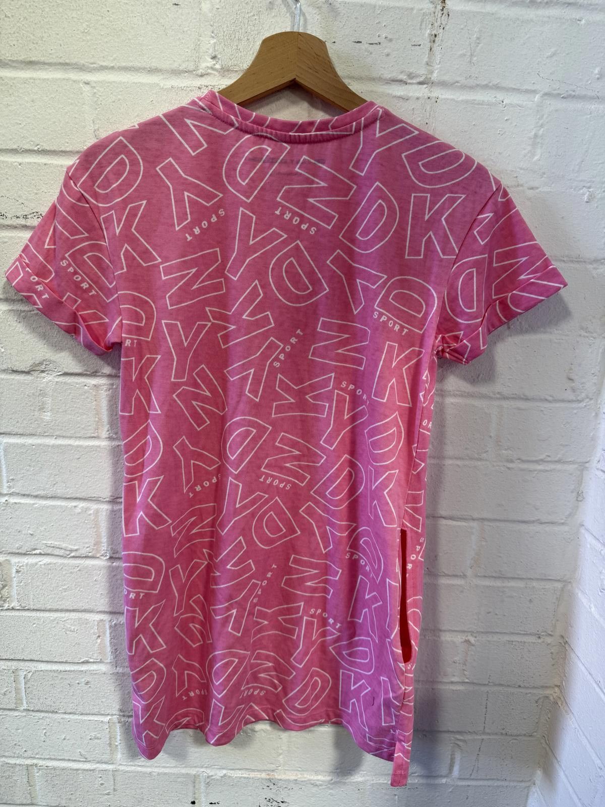 DKNY DKNY Sport Pink Graphic Tee Size L / US 10 / IT 46 - 2 Thumbnail