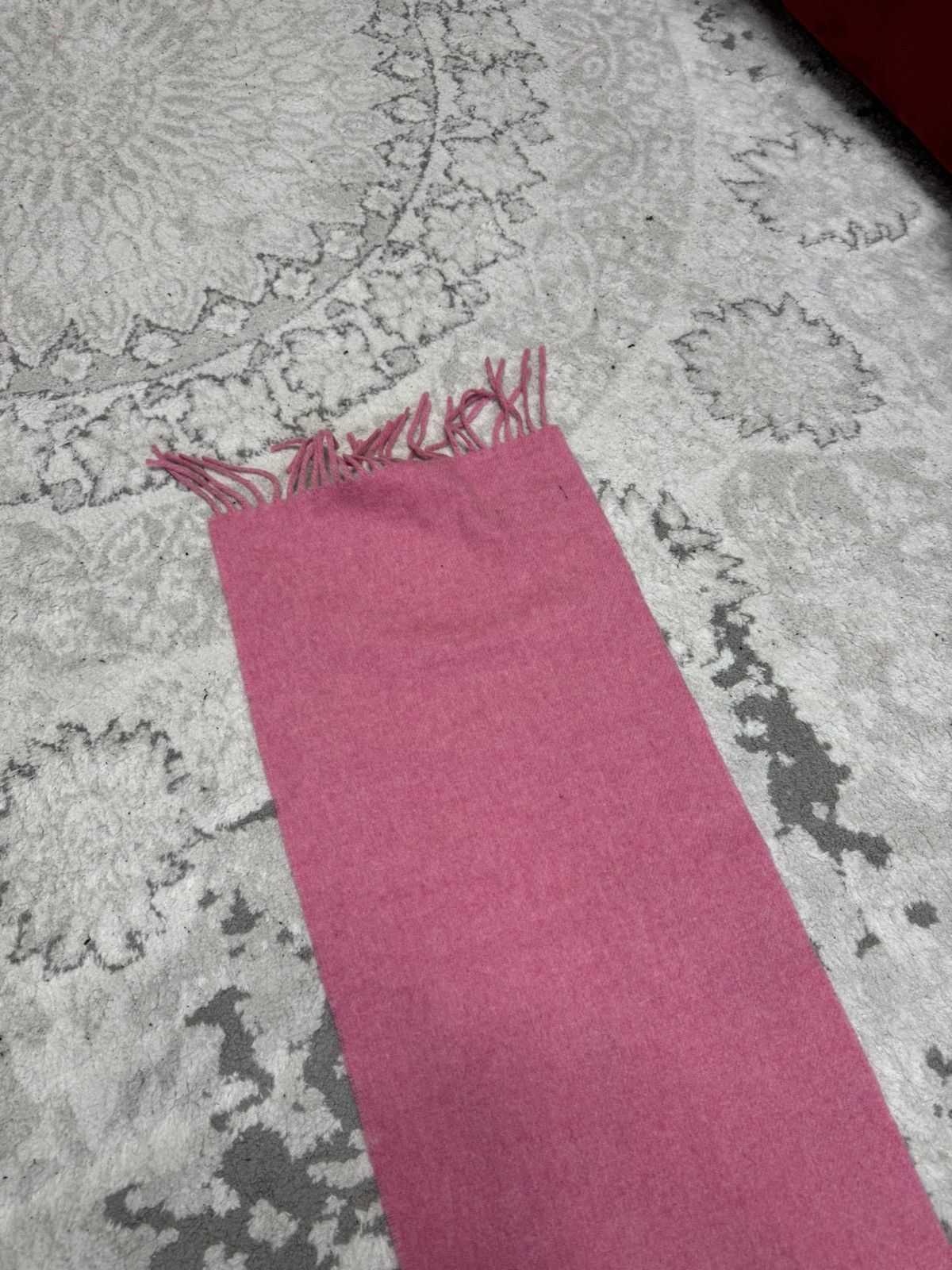 Polo Ralph Lauren Polo Ralph Lauren Pink Wool Scarf Iconic Size ONE SIZE - 10 Thumbnail