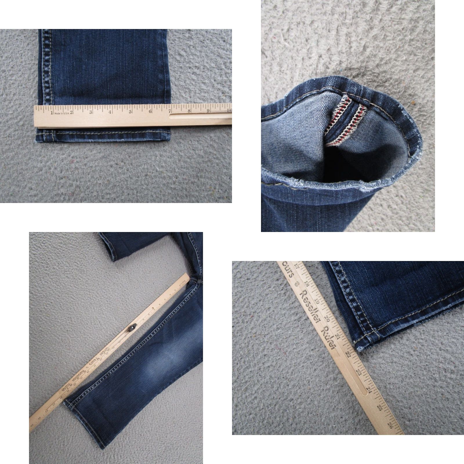 Silver Jeans Co. VINTAGE Silver Jeans Co Aiko Kick Capri Jeans Size 27 Dark Blue Selvedge Denim Women 5-Pocket Style Capri Regular Cotton Blend Denim"} Size 27" / US 4 / IT 40 - 8 Thumbnail