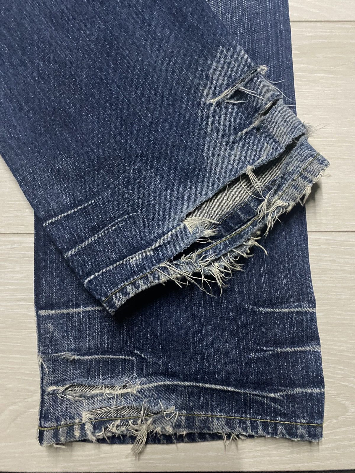 If Six Was Nine Vintage Nicole Club For Men Distressed BootCut Flare Jeans Size US 33 - 17 Thumbnail
