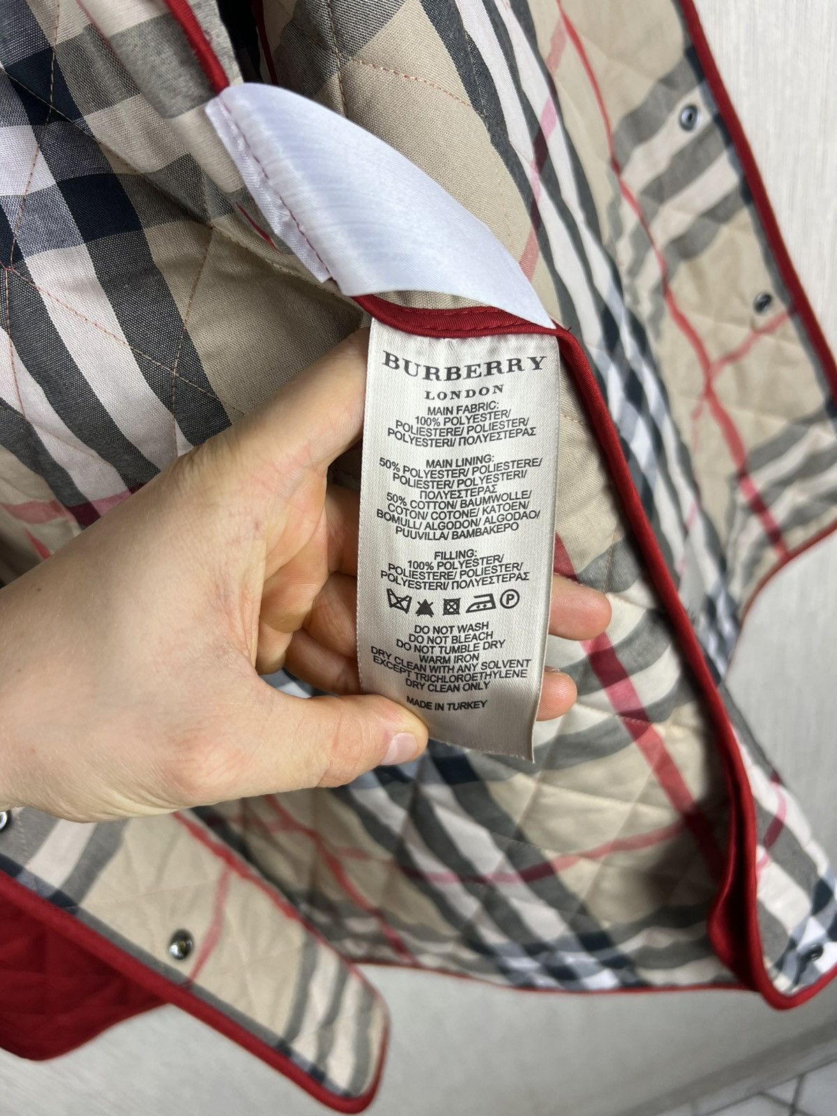 Burberry Burberry London checked quilted parka jacket coat nova check Size L / US 10 / IT 46 - 23 Thumbnail