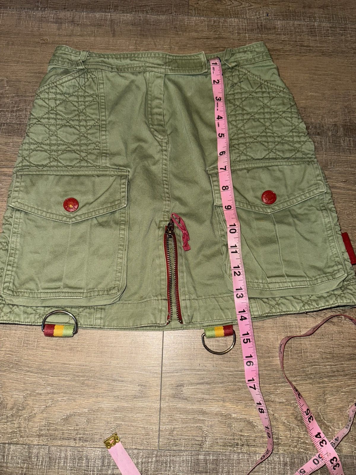 Designer × Dior × Vintage Christian Dior Rasta Mini skirt Size 26" / US 2 / IT 38 - 2 Thumbnail
