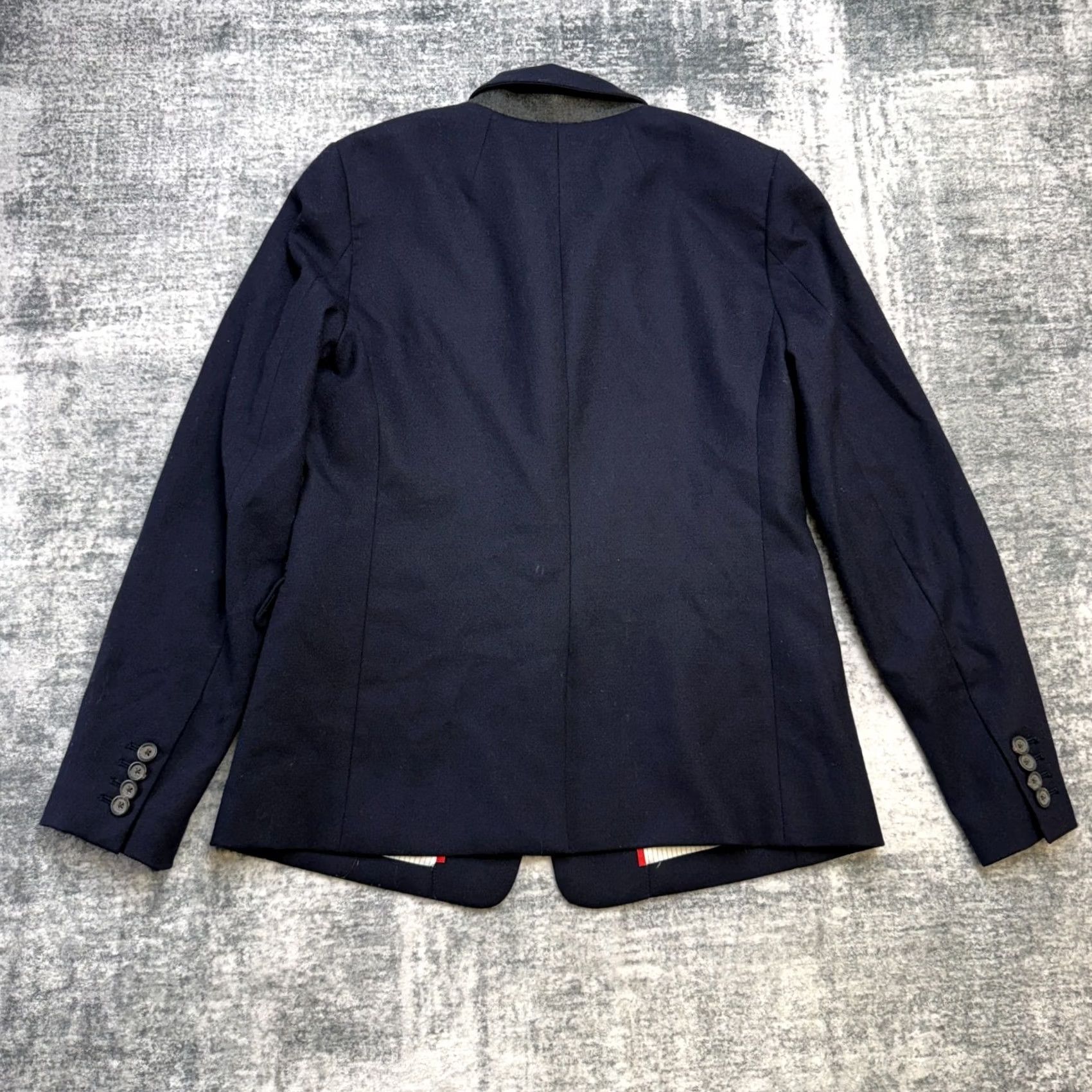 J.Crew J. Crew Blazer Jacket Womens 6 Navy Blue Wool One Button Career Academia Ivy Preppy Basic J.CREW Blazer Women Size M / US 6-8 / IT 42-44 - 5 Thumbnail