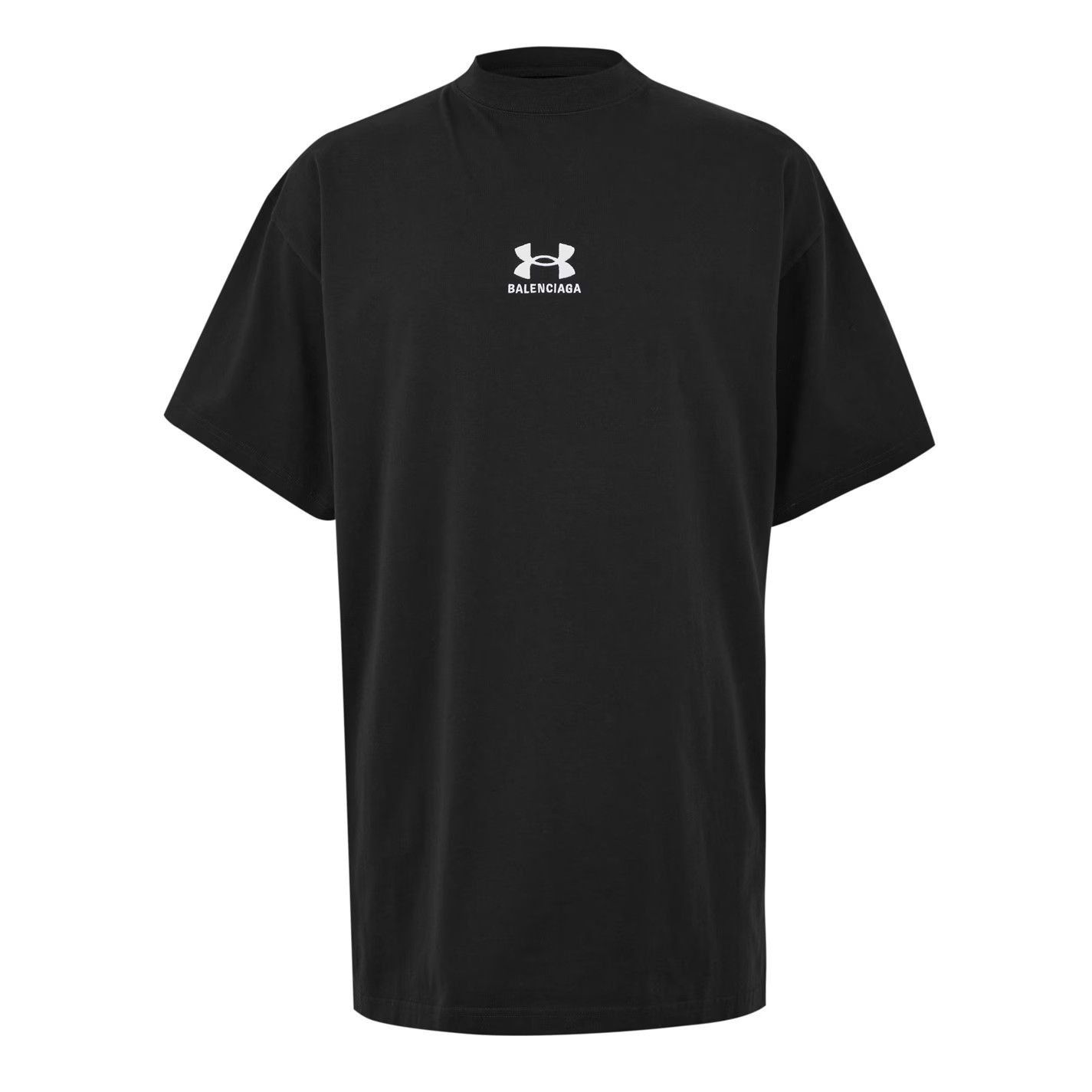 Balenciaga × Under Armour o1g2r1mq0226 Under Armour Oversized T-Shirt In Black Size US S / EU 44-46 / 1 - 1 Thumbnail
