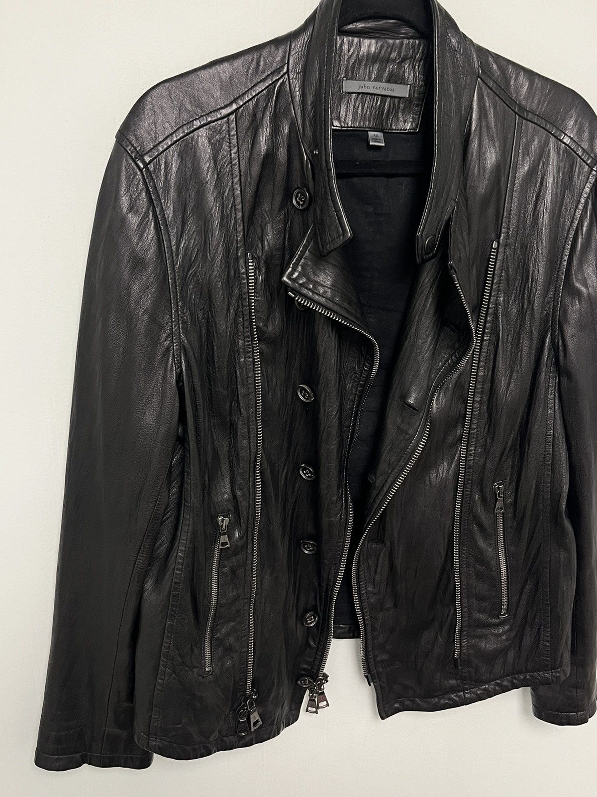 John Varvatos Asymmetrical biker jacket. 46 Size US S / EU 44-46 / 1 - 15 Thumbnail