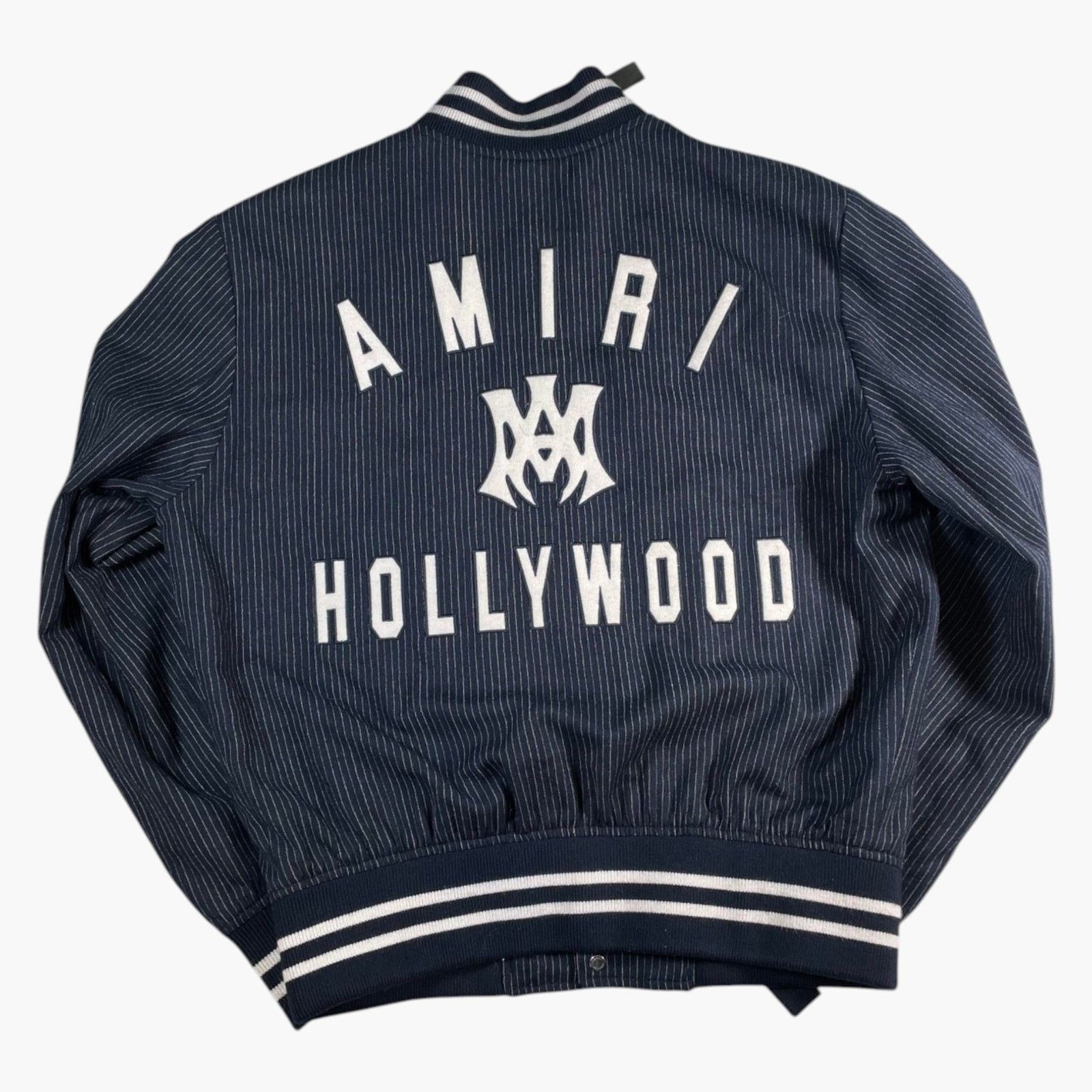 Amiri Amiri Hollywood MA Logo Navy Varsity Jacket Size US S / EU 44-46 / 1 - 2 Thumbnail