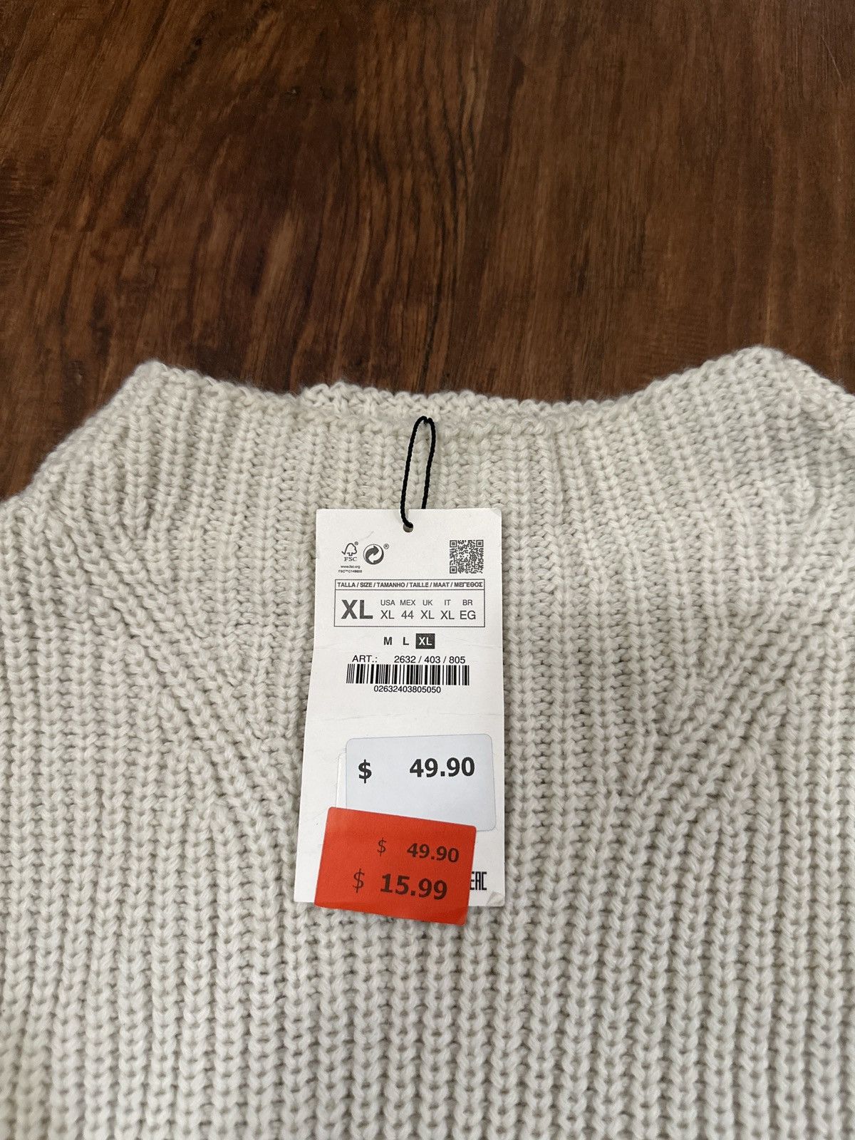 Zara Zara knitted sweater Size US XL / EU 56 / 4 - 4 Thumbnail