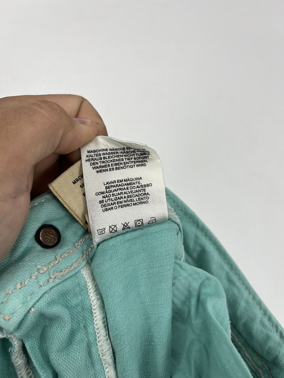 Japanese Brand × Miss Me Miss Me Easy cropped Jeans Women's Size 30 Blue Denim Size 30" / US 8 / IT 44 - 13 Thumbnail