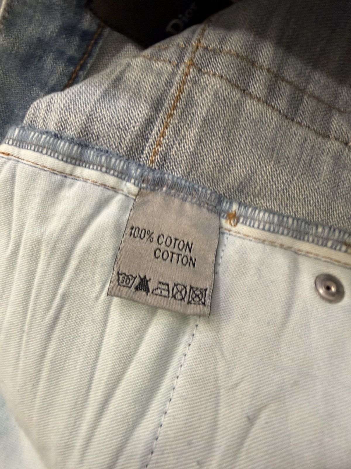 Dior Dior Homme SS10 ‘Wildcat’ Painter Denim Jeans Size US 30 / EU 46 - 6 Thumbnail