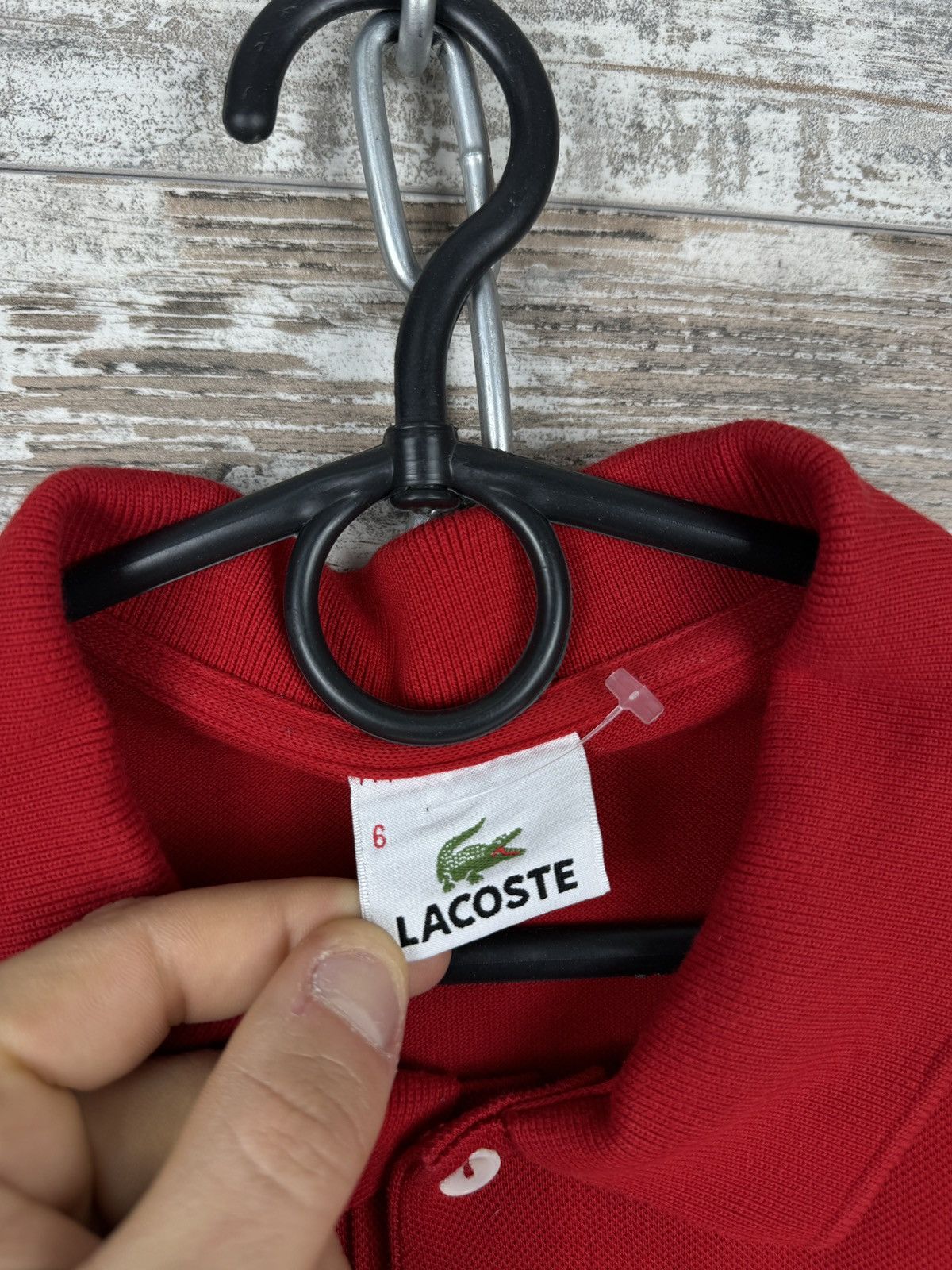 Lacoste × Vintage Mens Vintage Lacoste Longsleeve T-shirt rugby sweatshirt Size US XL / EU 56 / 4 - 6 Thumbnail