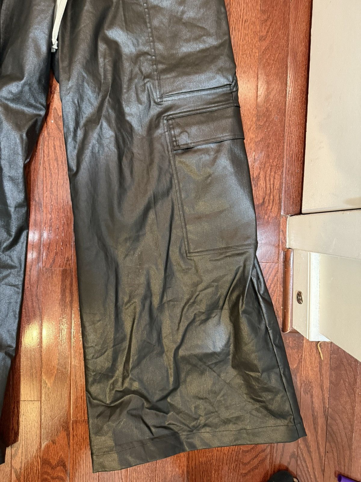 Rick Owens Rick Owen Belas Cargos Waxed Black Size US 36 / EU 52 - 5 Thumbnail