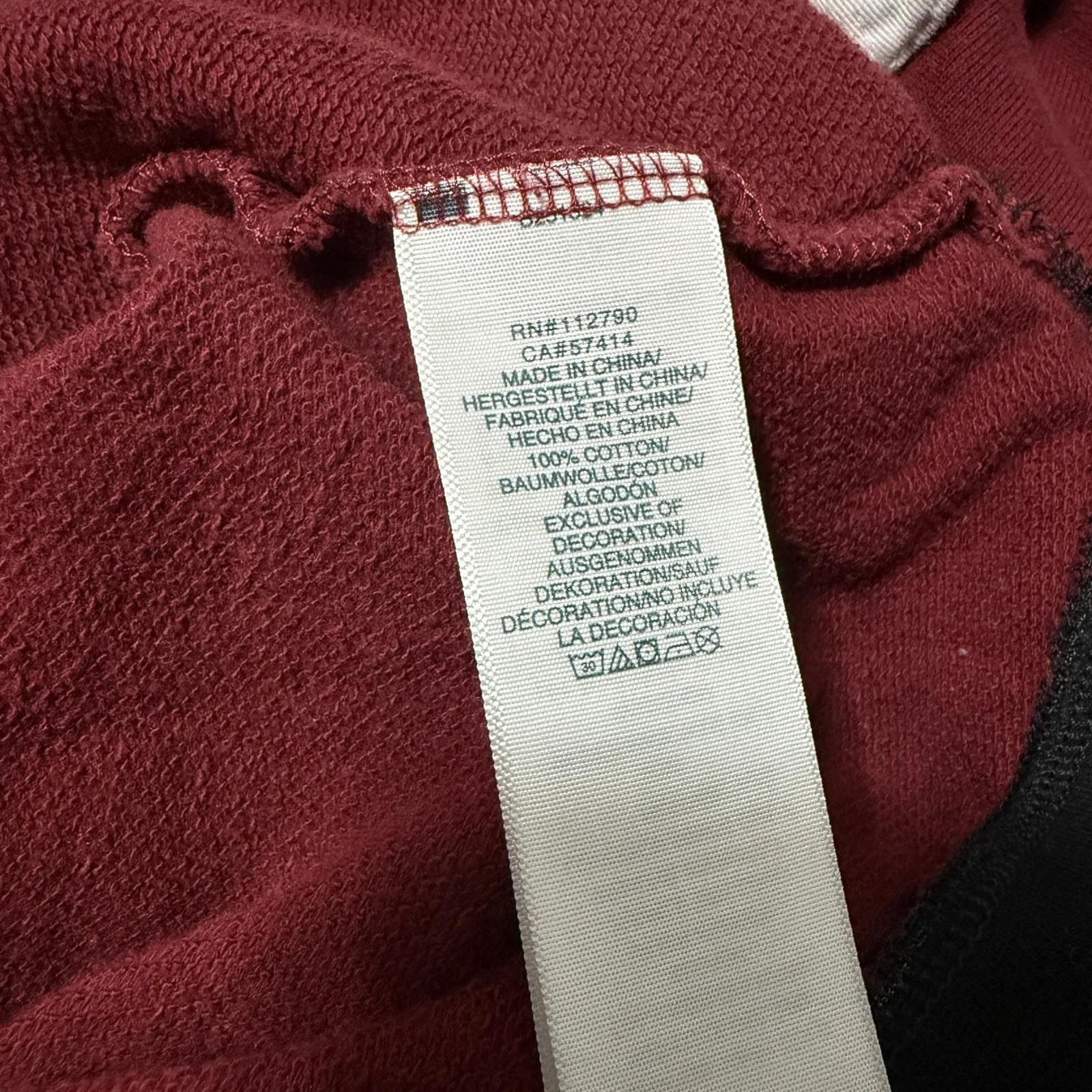 True Religion True Religion Mens M MaroonLong Sleeve Y2K Rugby Polo Size US M / EU 48-50 / 2 - 8 Thumbnail