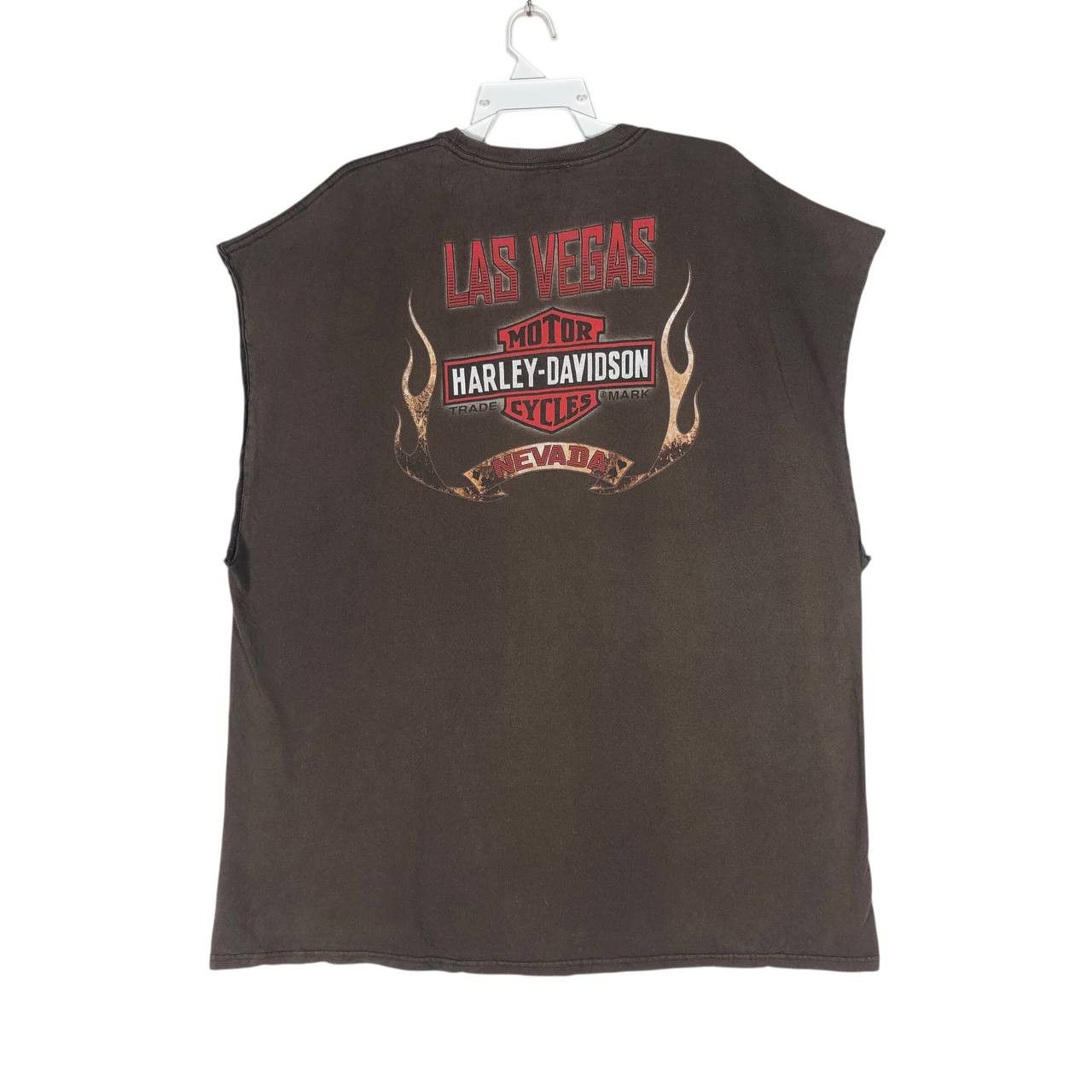 Harley Davidson Vintage Harley Davidson Las Vegas Nevada Sleeveless Size US XL / EU 56 / 4 - 5 Thumbnail