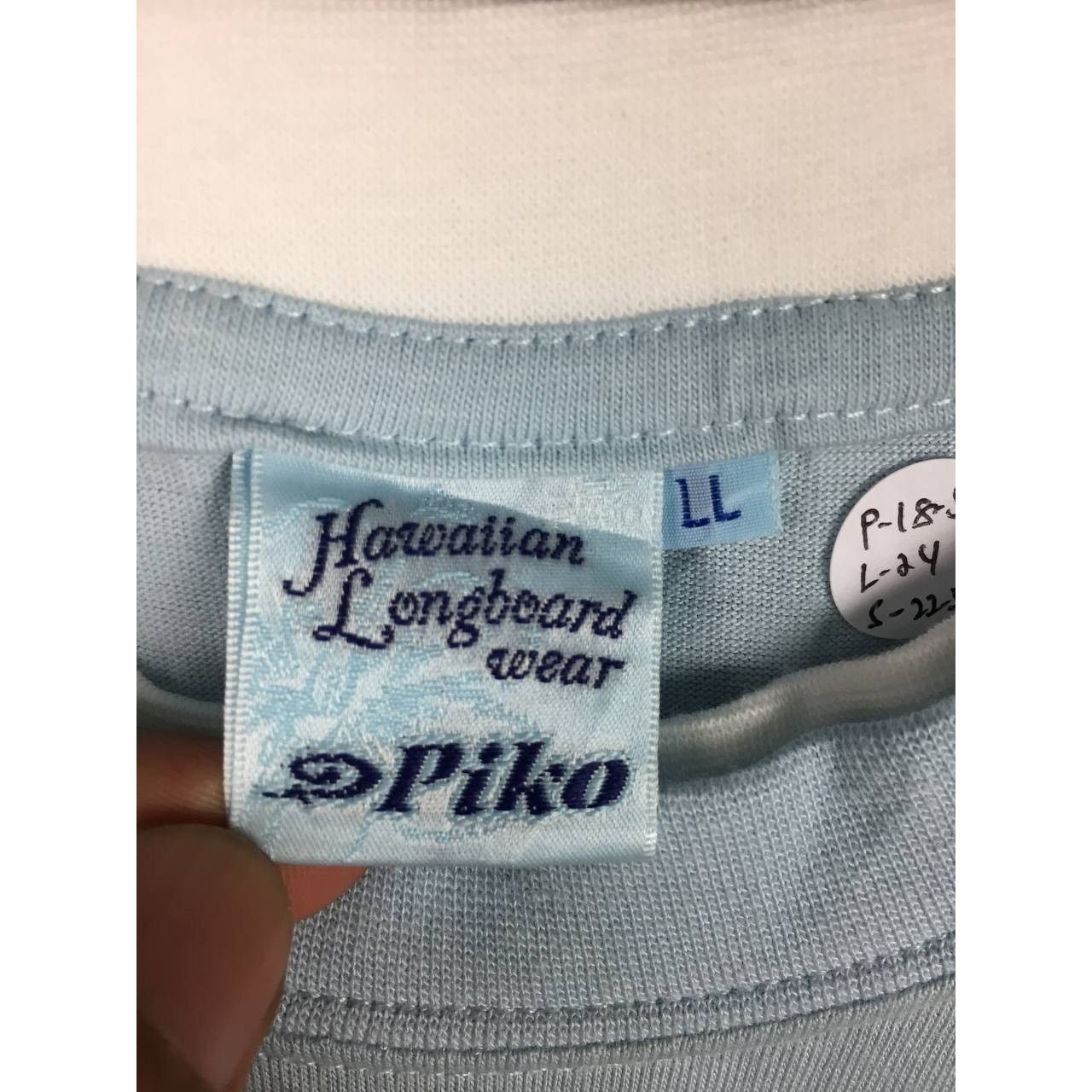 Vintage Piko Hawaiian Longboard Wear Longsleeve Tee Youth LL Size US S / EU 44-46 / 1 - 10 Thumbnail