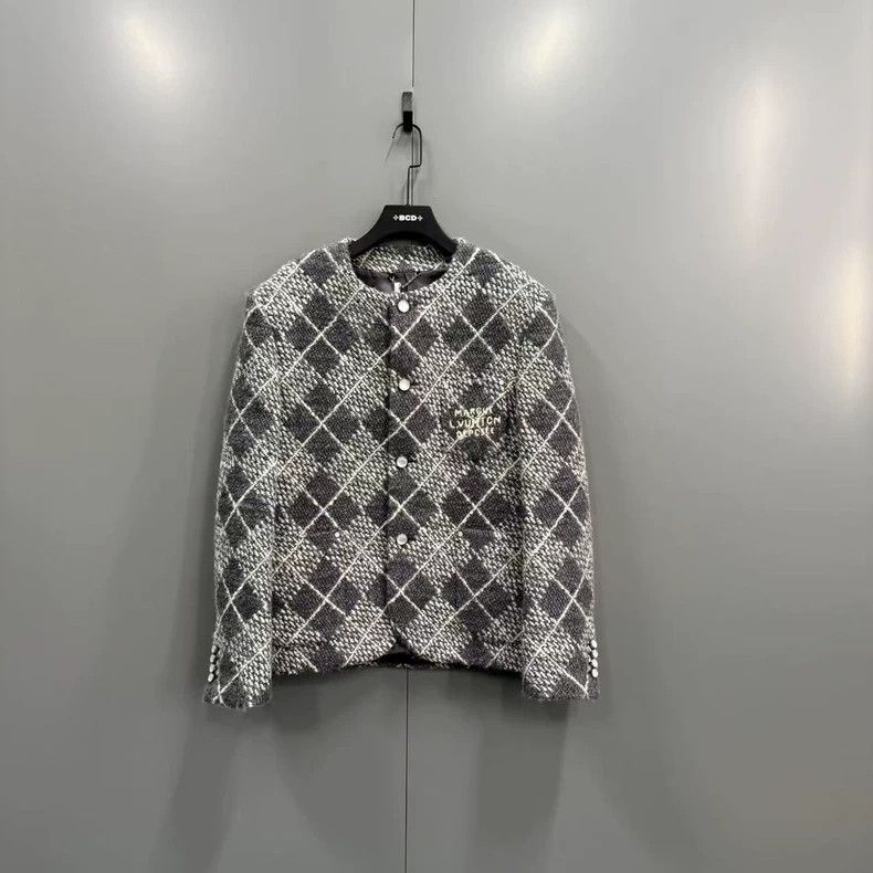 Louis Vuitton 25 Early Spring Men's Collection Grey Rhombus