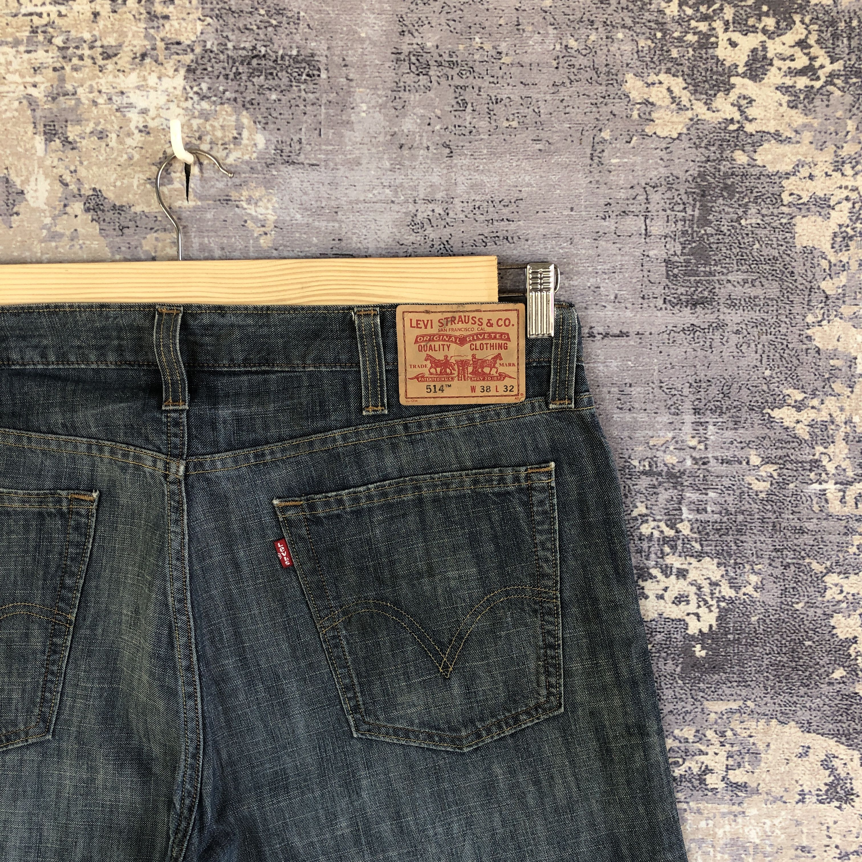 Levi's Vintage Levi's 514 Dark Blue Jeans Levis Tapered Denim Pants Size US 40 / EU 56 - 5 Thumbnail