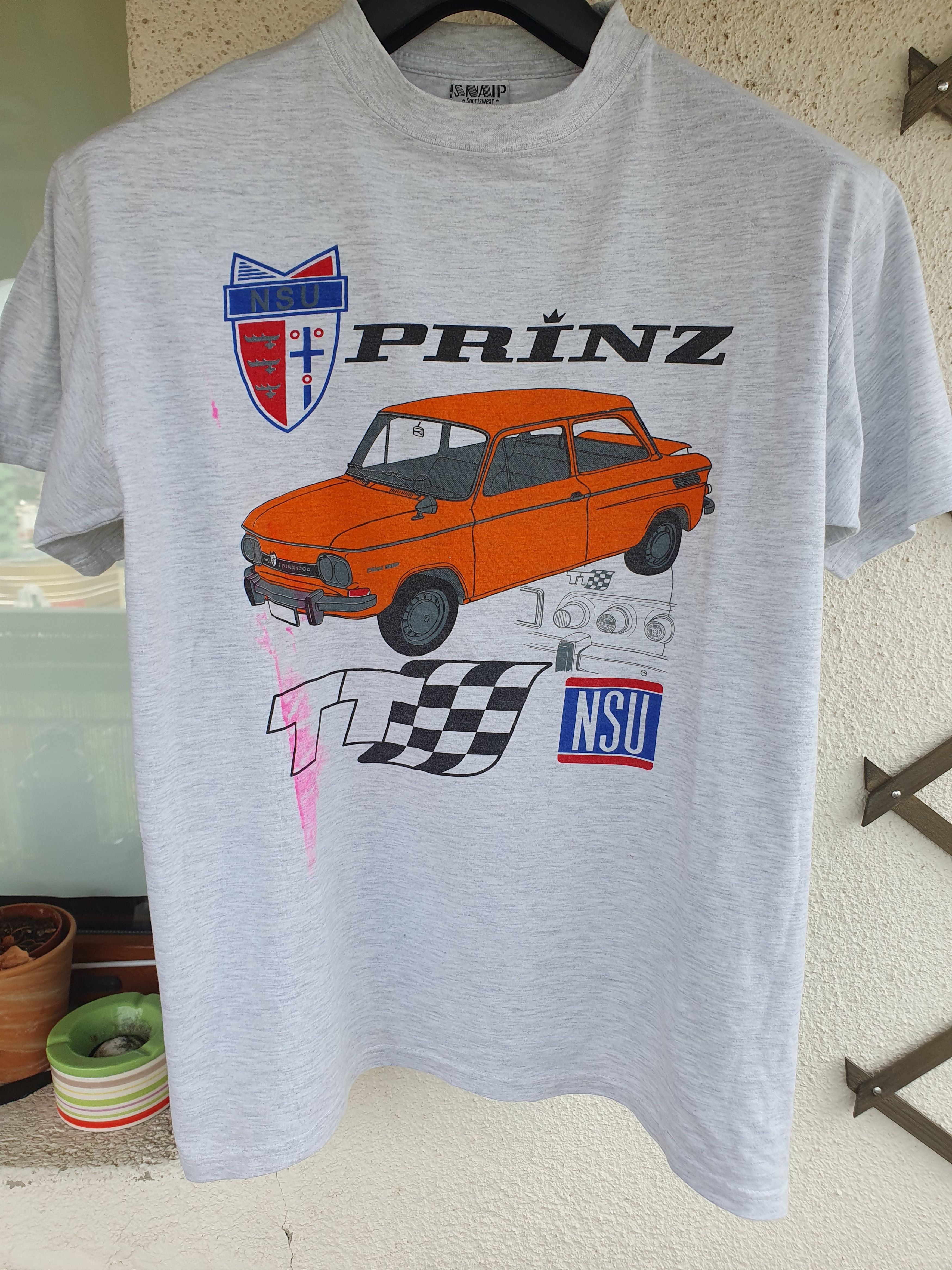 Swagger NSU Prinz 1000 Vintage t-shirt Classic Car sz M Size US M / EU 48-50 / 2 - 1 Thumbnail