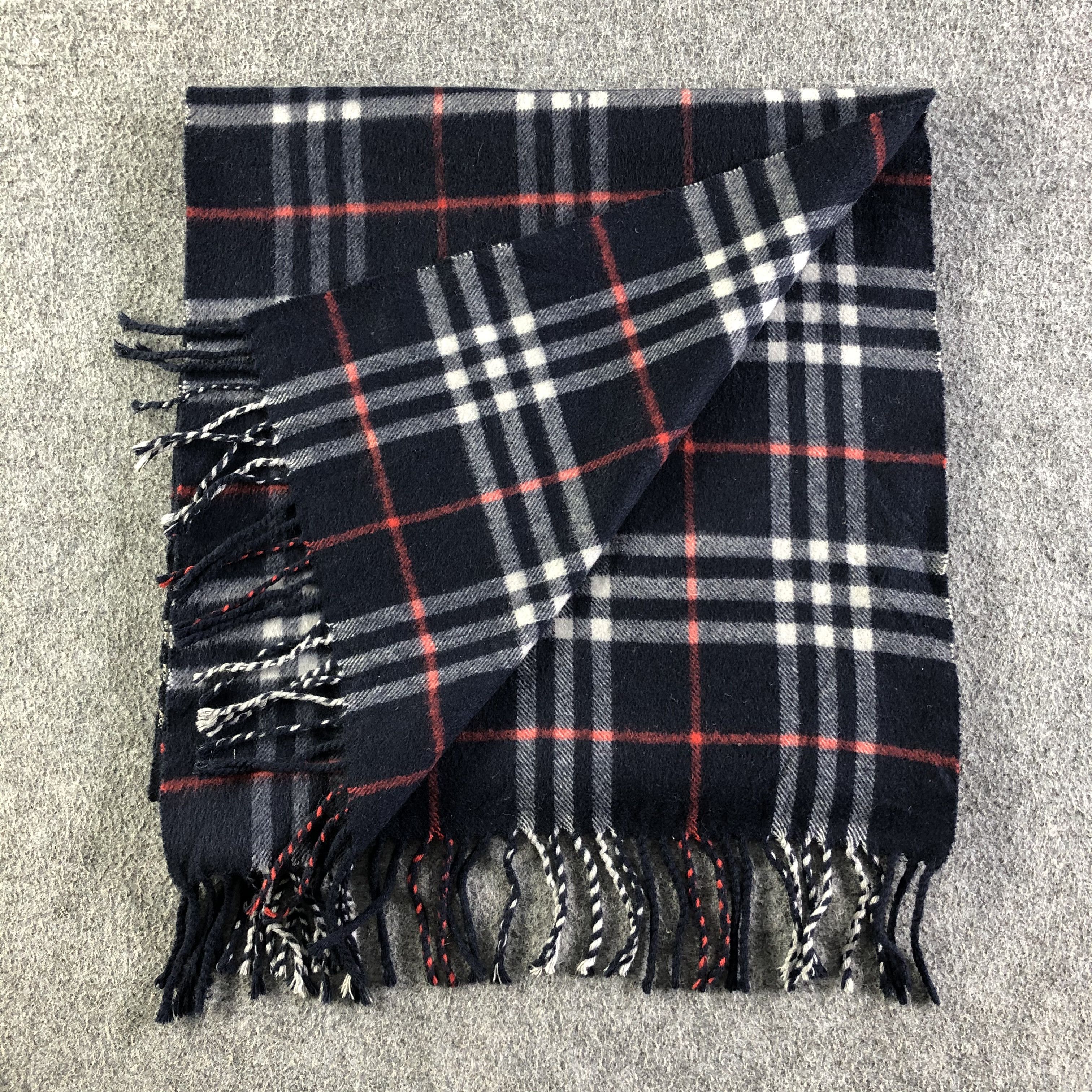 Burberry Burberry Pure Cashmere Scarf / Muffler / Neckwear P133 Size ONE SIZE - 6 Thumbnail