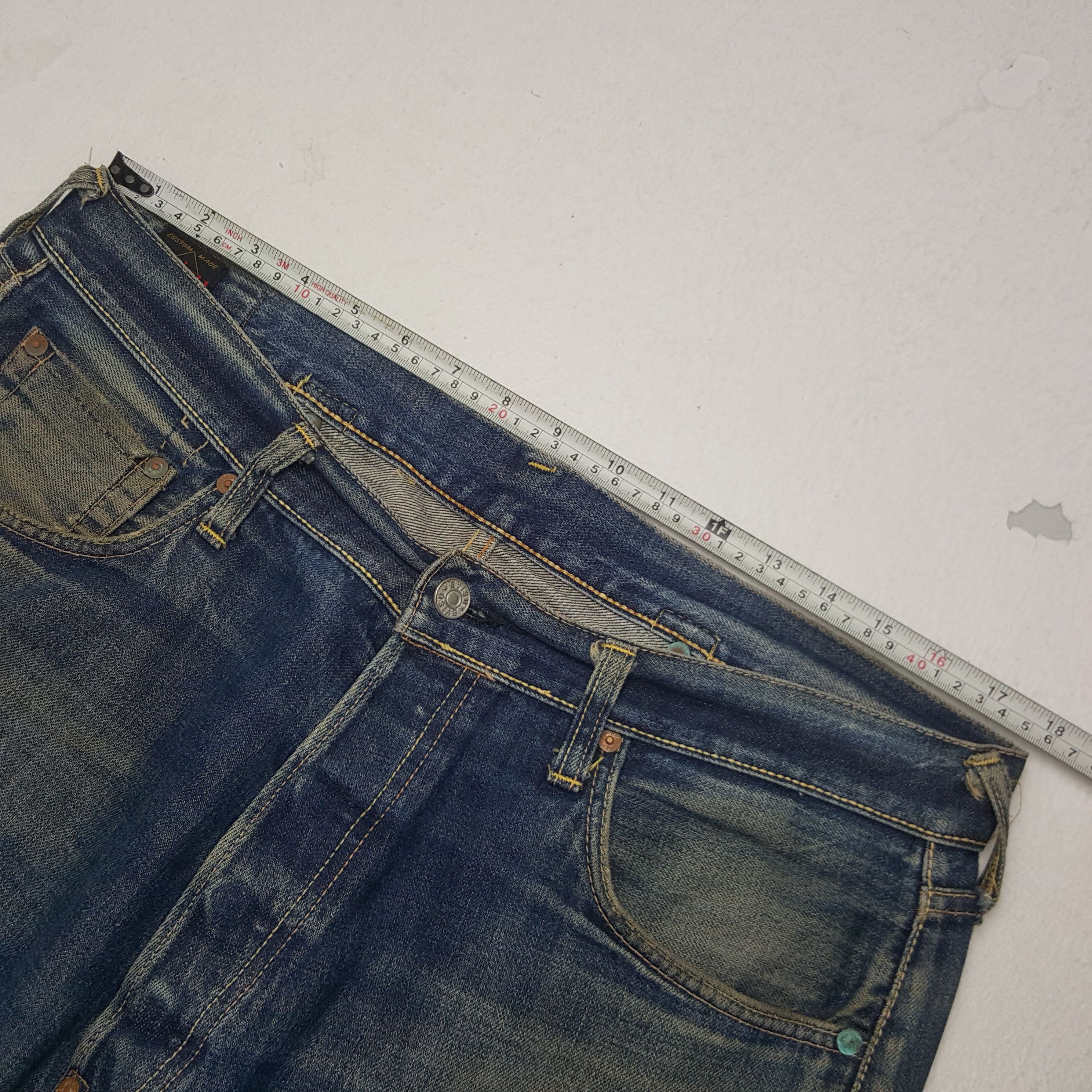 Evisu × Vintage Vintage Evisu Selvedge Custom Daicock Denim Jeans Size US 35 - 7 Thumbnail