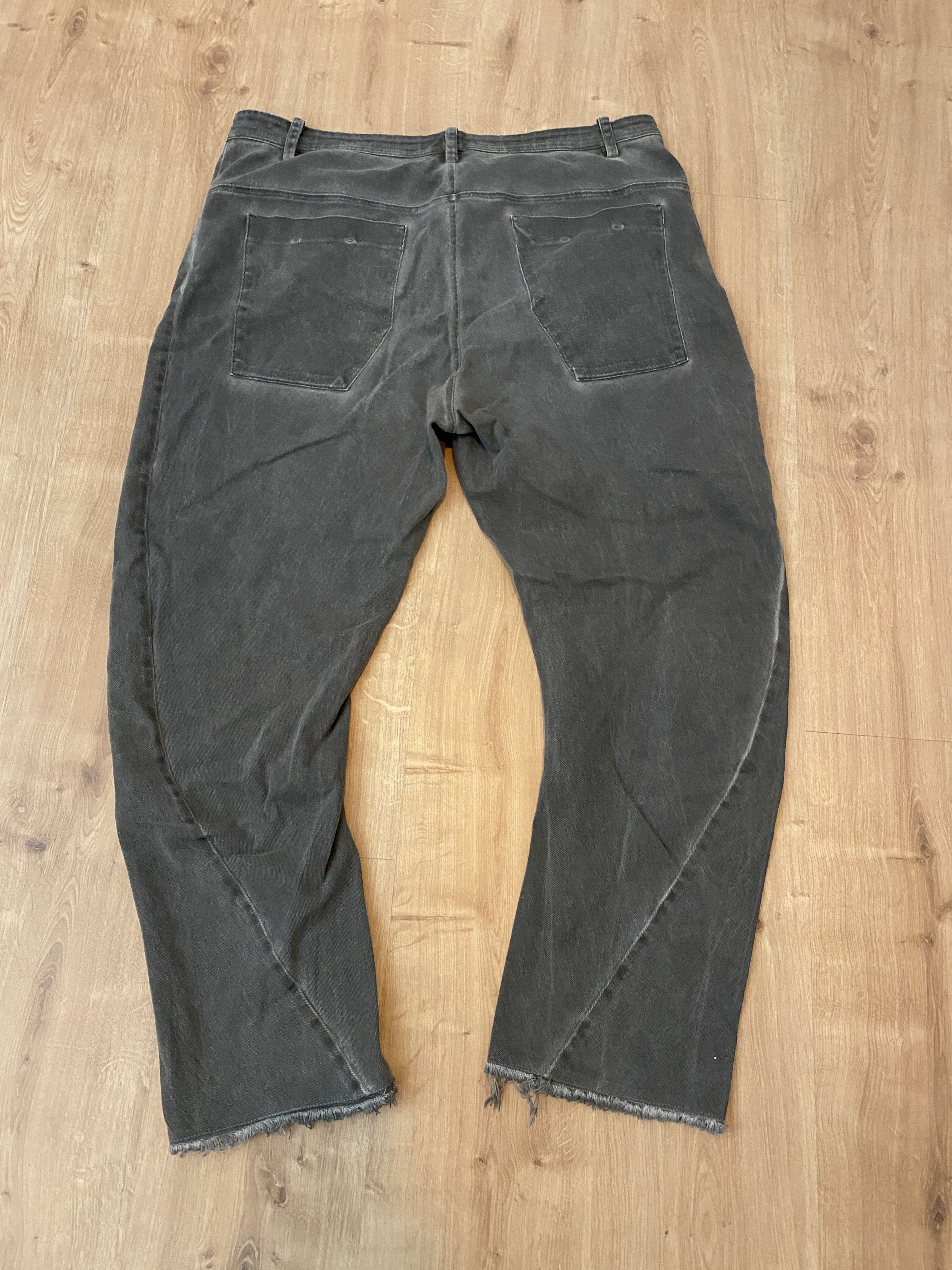 Lost & Found Ria Dunn Lost & Found Ria Dunn Rooms XL Gray Bias cut frayed denim Size US 38 / EU 54 - 6 Thumbnail