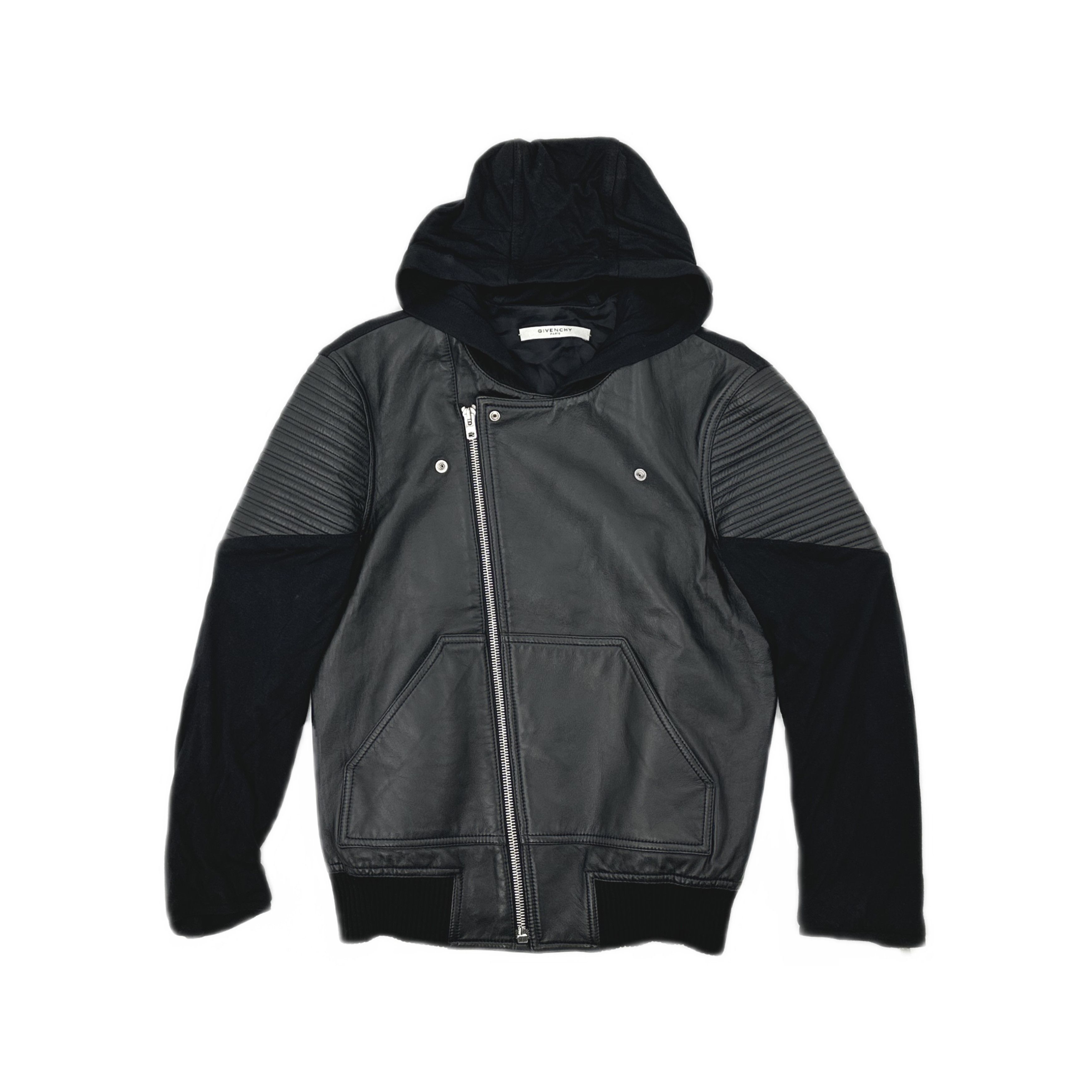 Givenchy Givenchy Leather Hooded Jacket Size XS Size US XS / EU 42 / 0 - 1 Thumbnail
