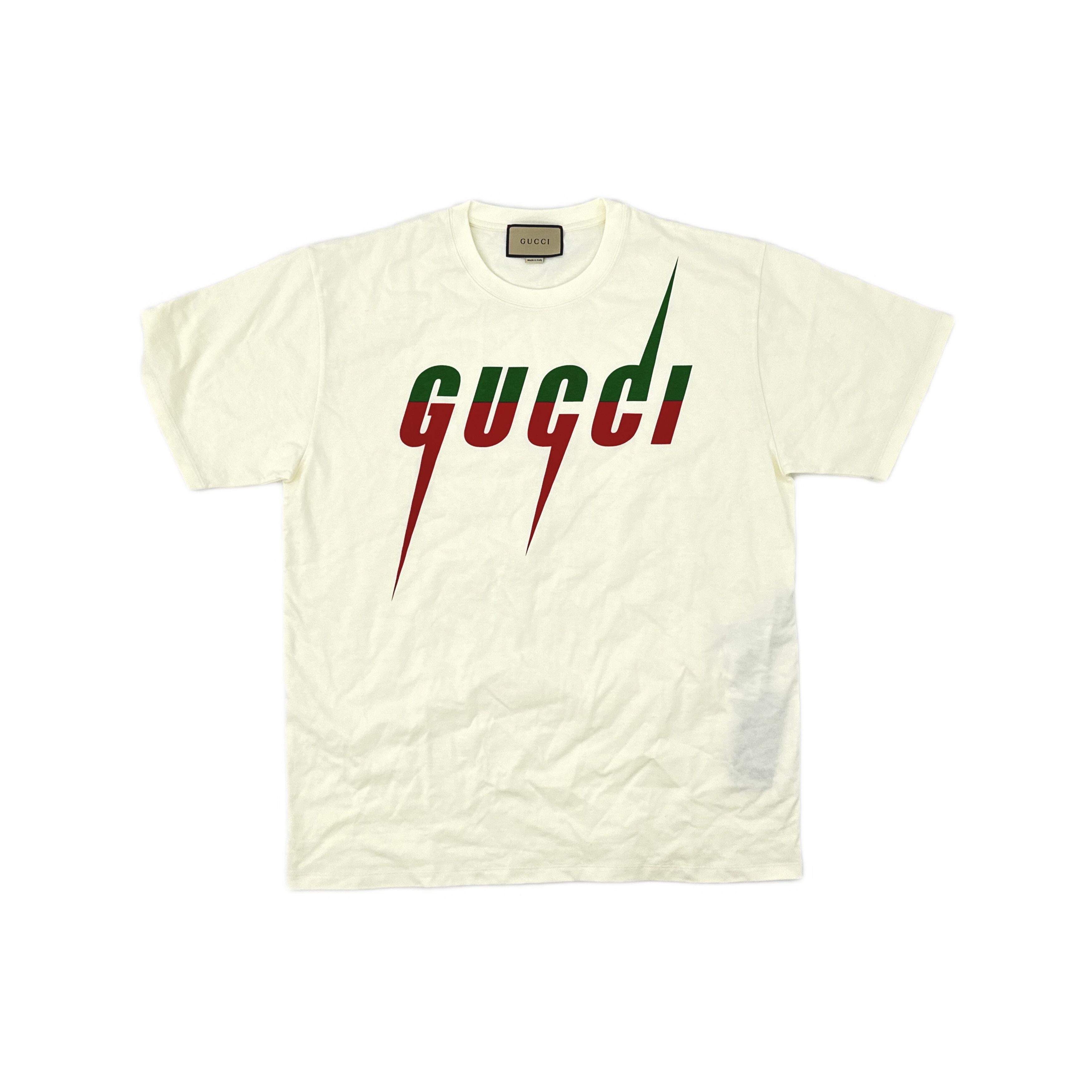 Gucci Gucci Blade Logo T-Shirt Size XL Size US XL / EU 56 / 4 - 1 Thumbnail
