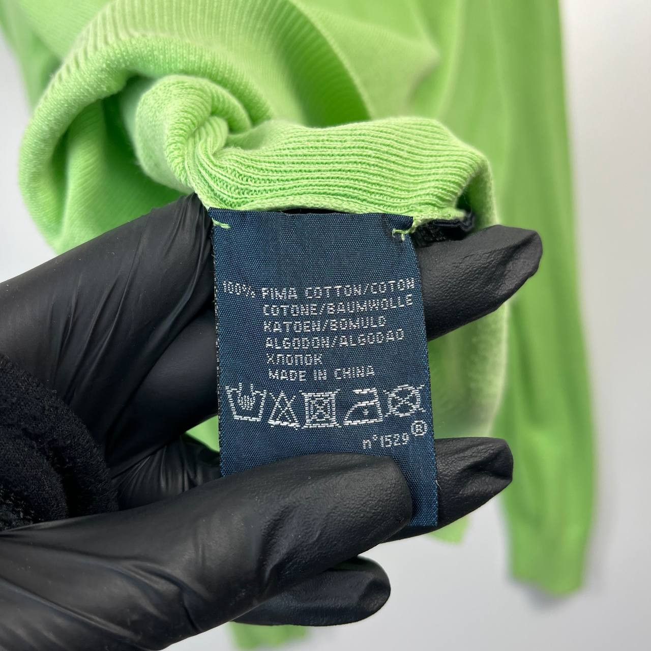 Polo Ralph Lauren Polo Ralph Lauren V Neck Sweater Green Pony Logo M Size US M / EU 48-50 / 2 - 5 Thumbnail