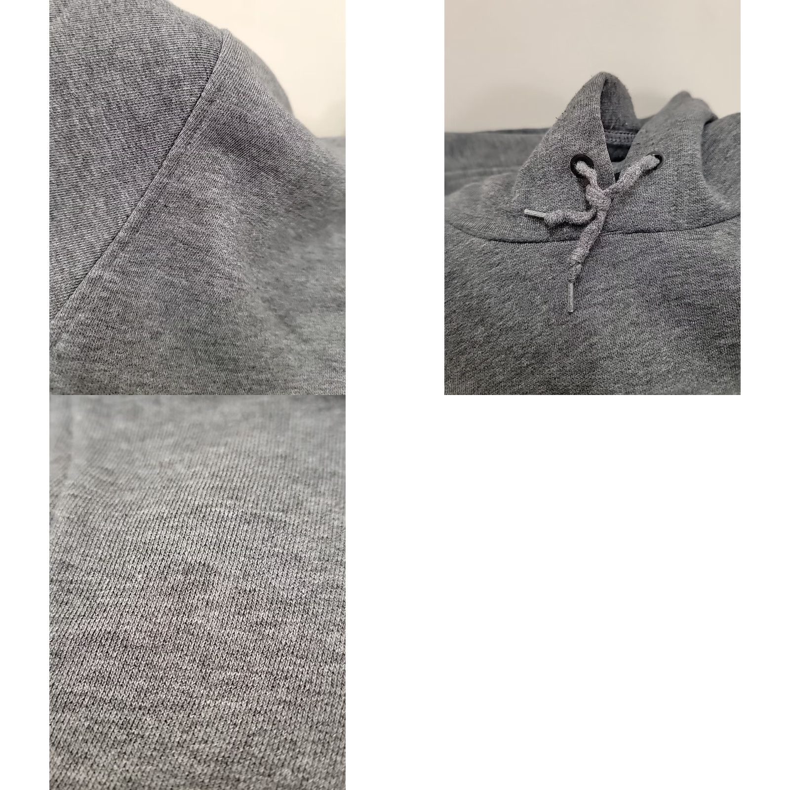 Nike VINTAGE Nike Sweatshirt Hoodie Pullover Hooded Long Sleeve Mens XL Gray Cotton Polyester Embroidered Solid Fall Winter Mens XL Size US XL / EU 56 / 4 - 8 Thumbnail