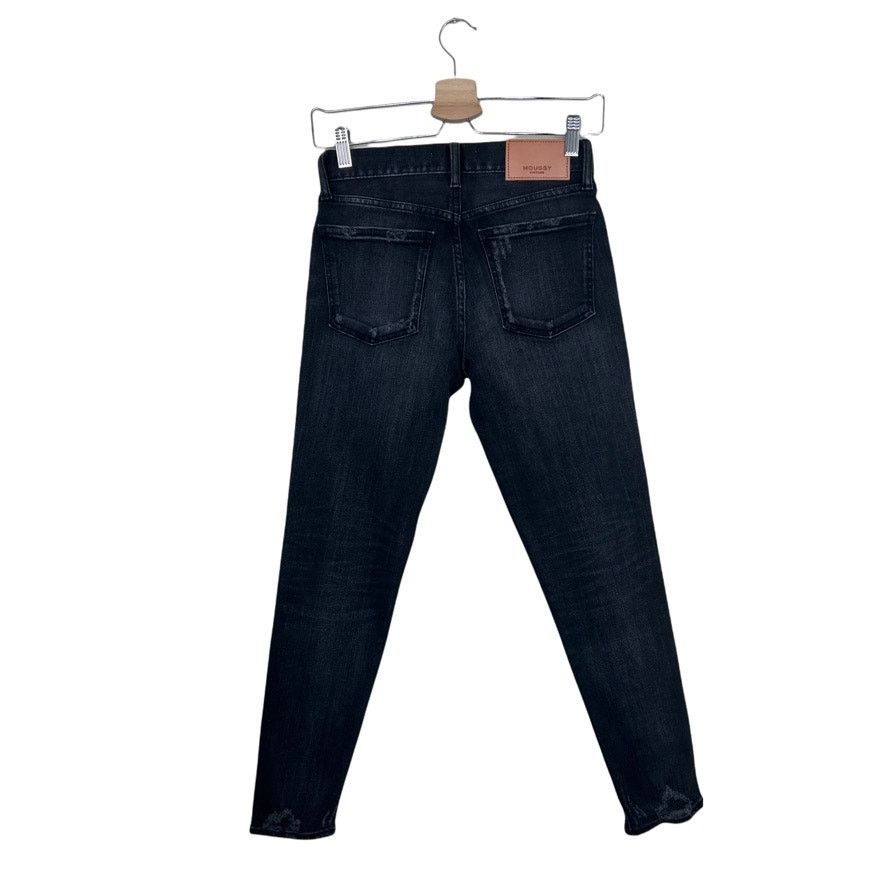 MOUSSY Moussy Vintage Cropped Black Skinny Jeans Size 24 Size 24" / US 00 / IT 34 - 4 Thumbnail