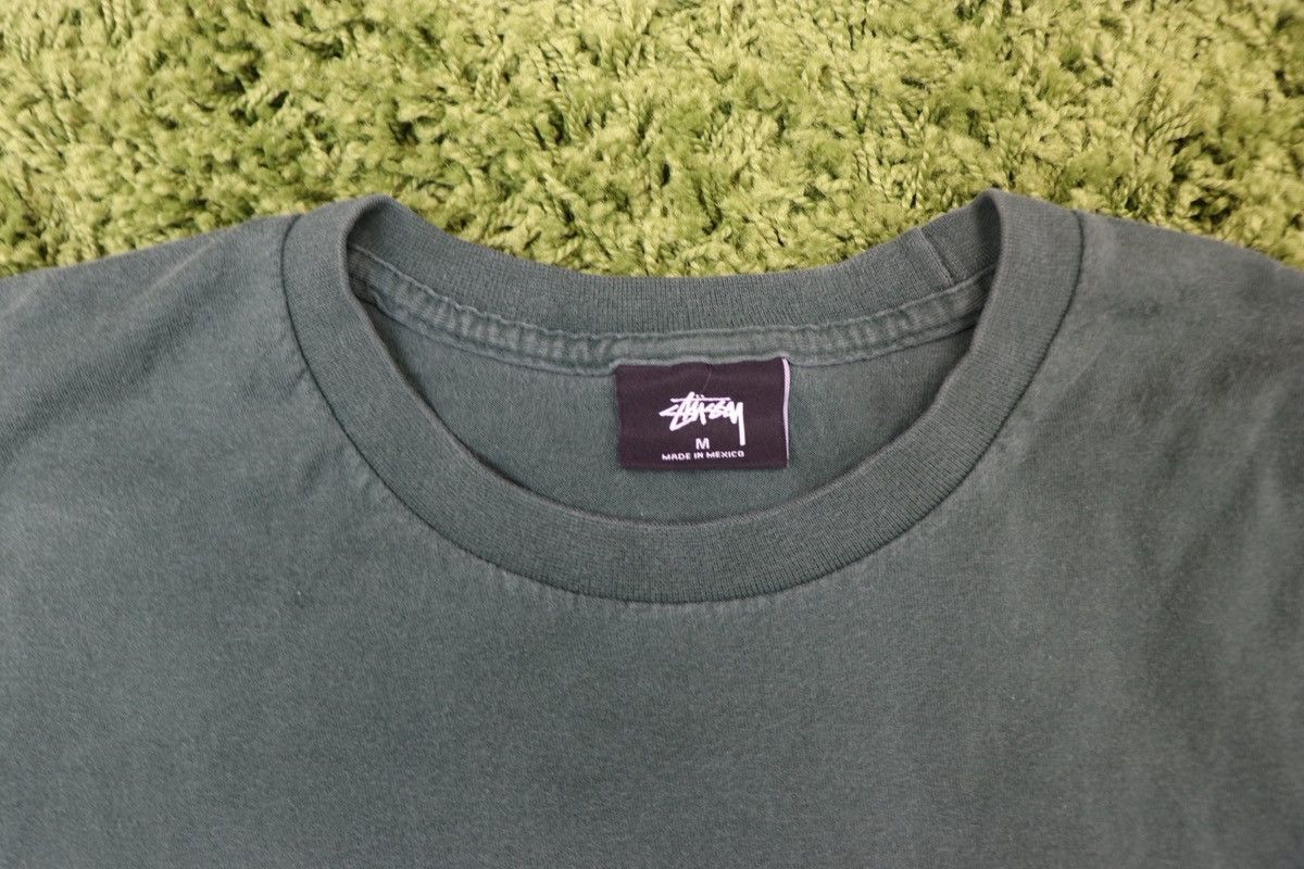 Stussy Vintage Stussy Green Long Sleeve T-Shirt Size US M / EU 48-50 / 2 - 4 Thumbnail