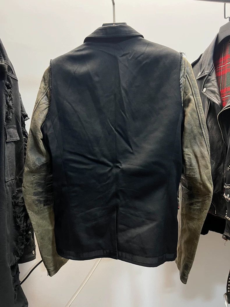 Undercover Undercover Patchwork leather sleeve jacket 2505-Nextarrow Size US L / EU 52-54 / 3 - 2 Thumbnail