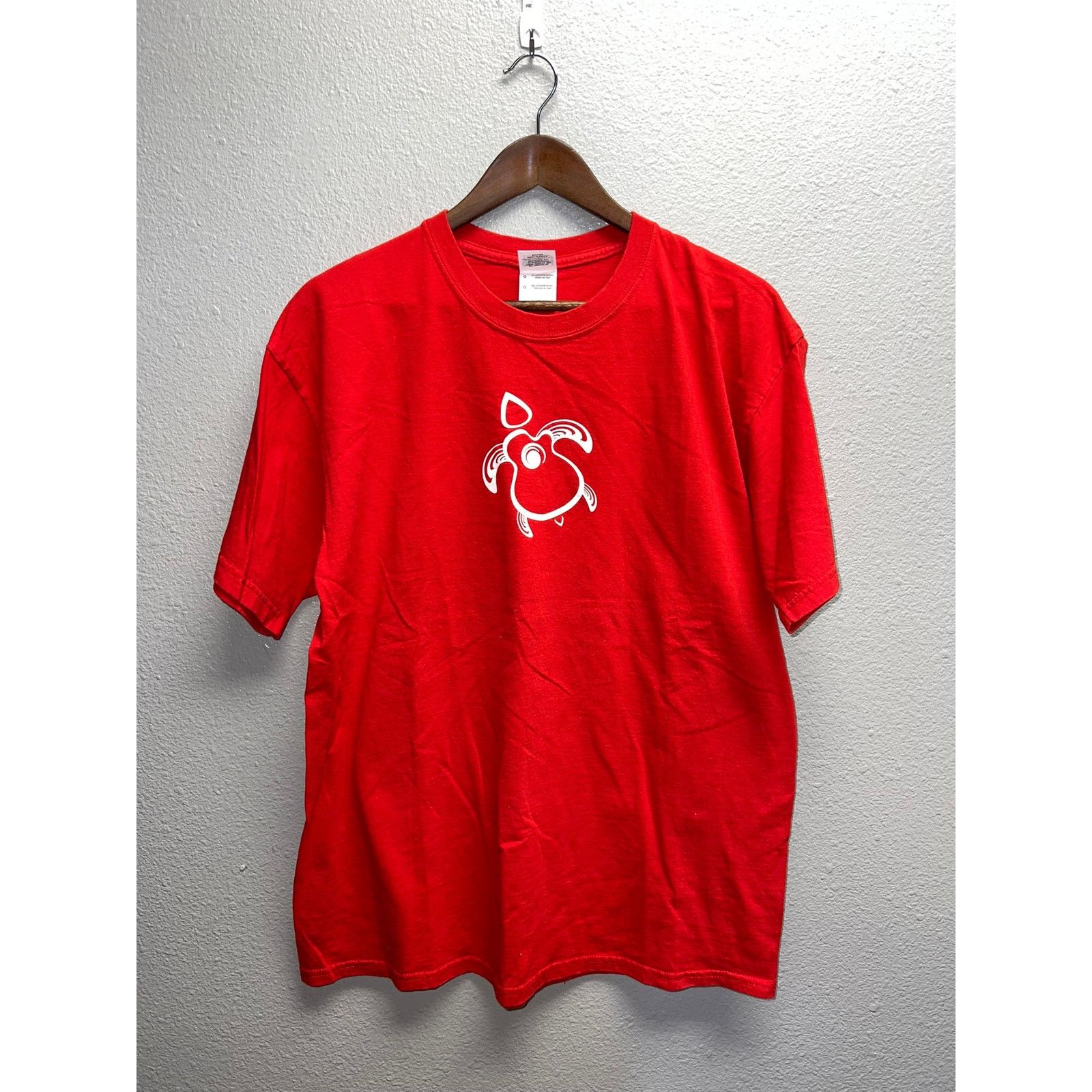 Gildan Red Turtle Music Shirt Graphic Short Sleeve Band Tee Large Size US L / EU 52-54 / 3 - 1 Thumbnail