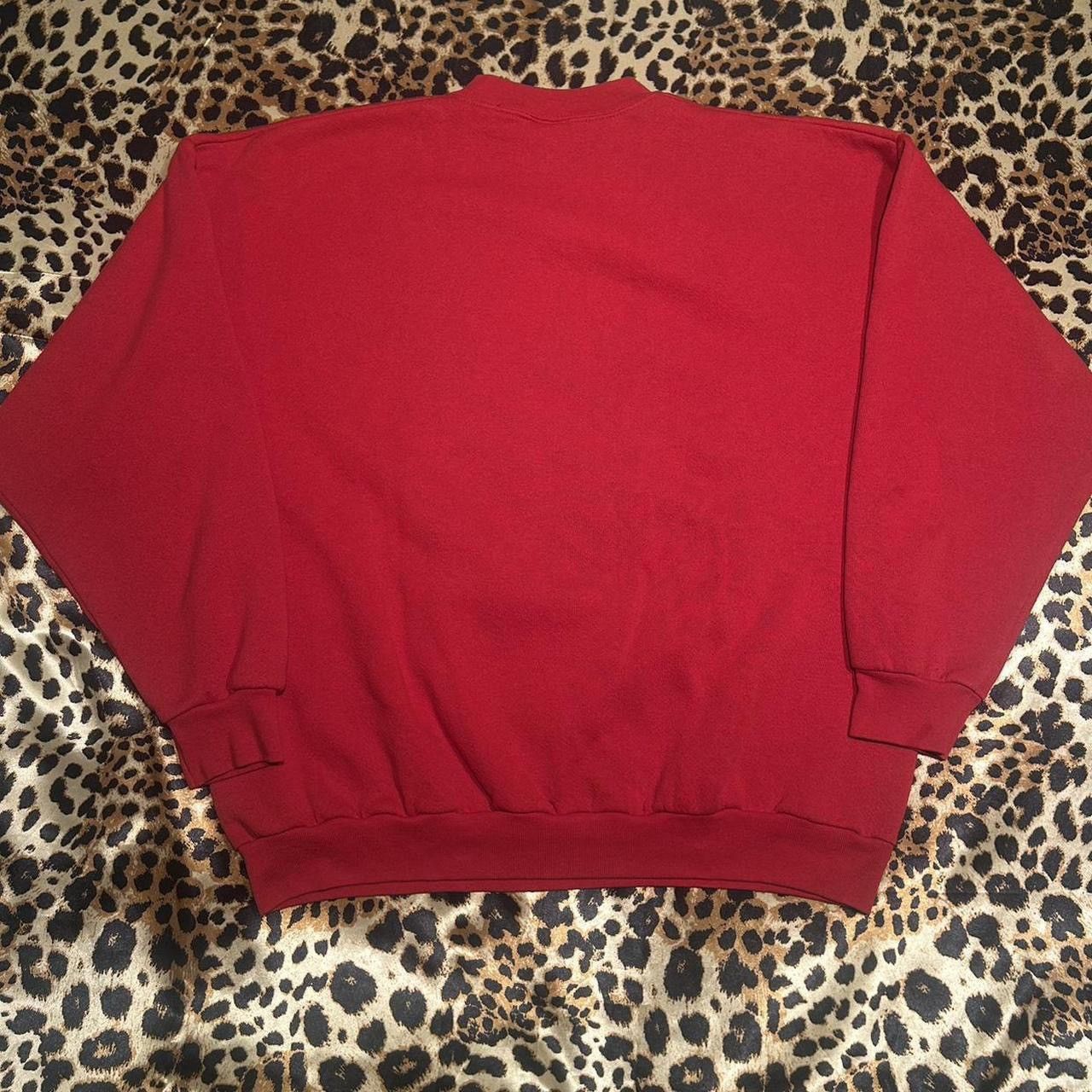 Disney × Vintage Vintage Mickey Mouse Mickey Disney Red Crewneck Sweatshirt Size US XL / EU 56 / 4 - 7 Thumbnail