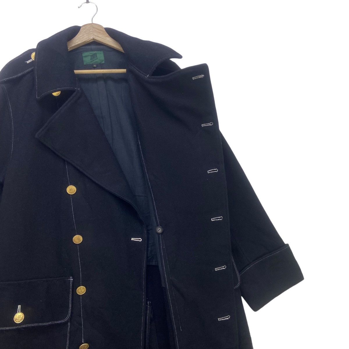 Jean Paul Gaultier Jean Paul Gaultier 'Hiver' 1989-90 Military Wool Overcoat Size US M / EU 48-50 / 2 - 11 Thumbnail