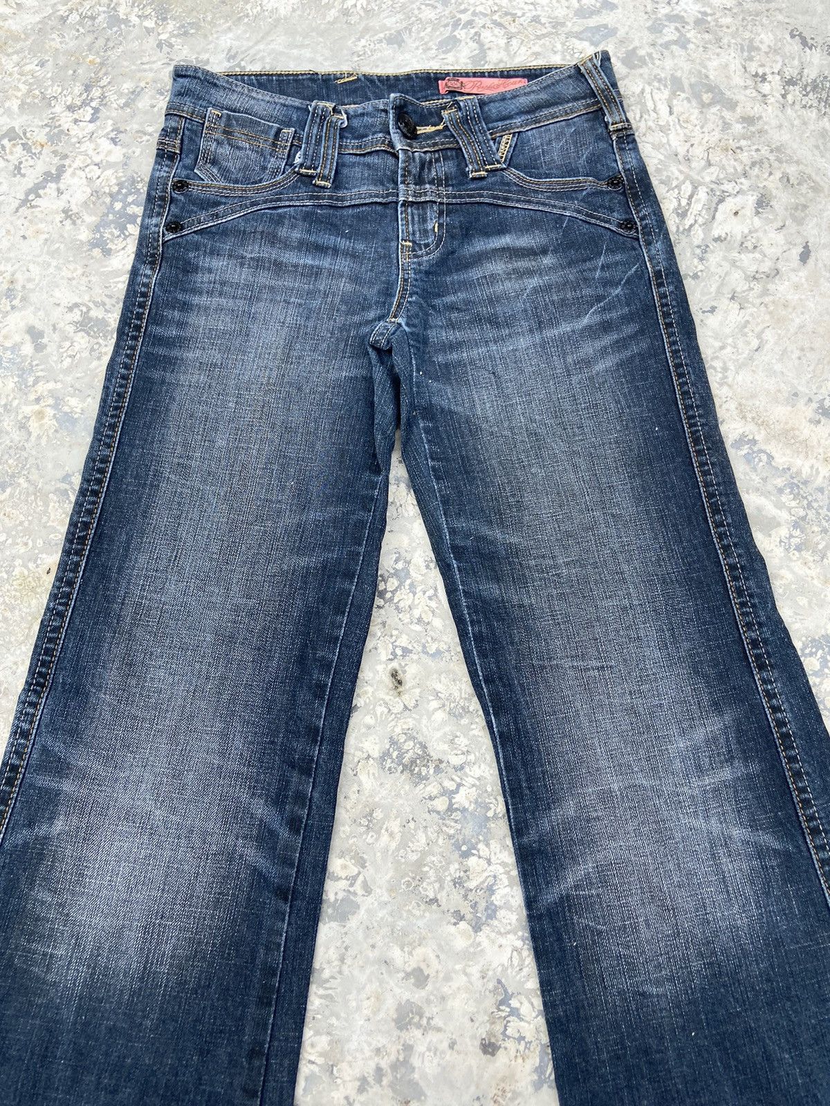 Japanese Brand Vintage Y2K rush hour denim pants flare Size 26" / US 2 / IT 38 - 5 Thumbnail