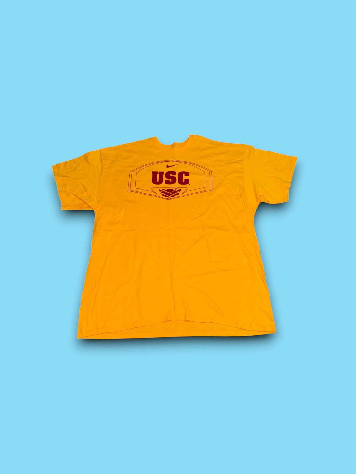 Nike Vintage USC Trojans NCAA basketball Nike team t-shirt 2XL Size US XXL / EU 58 / 5 - 3 Thumbnail
